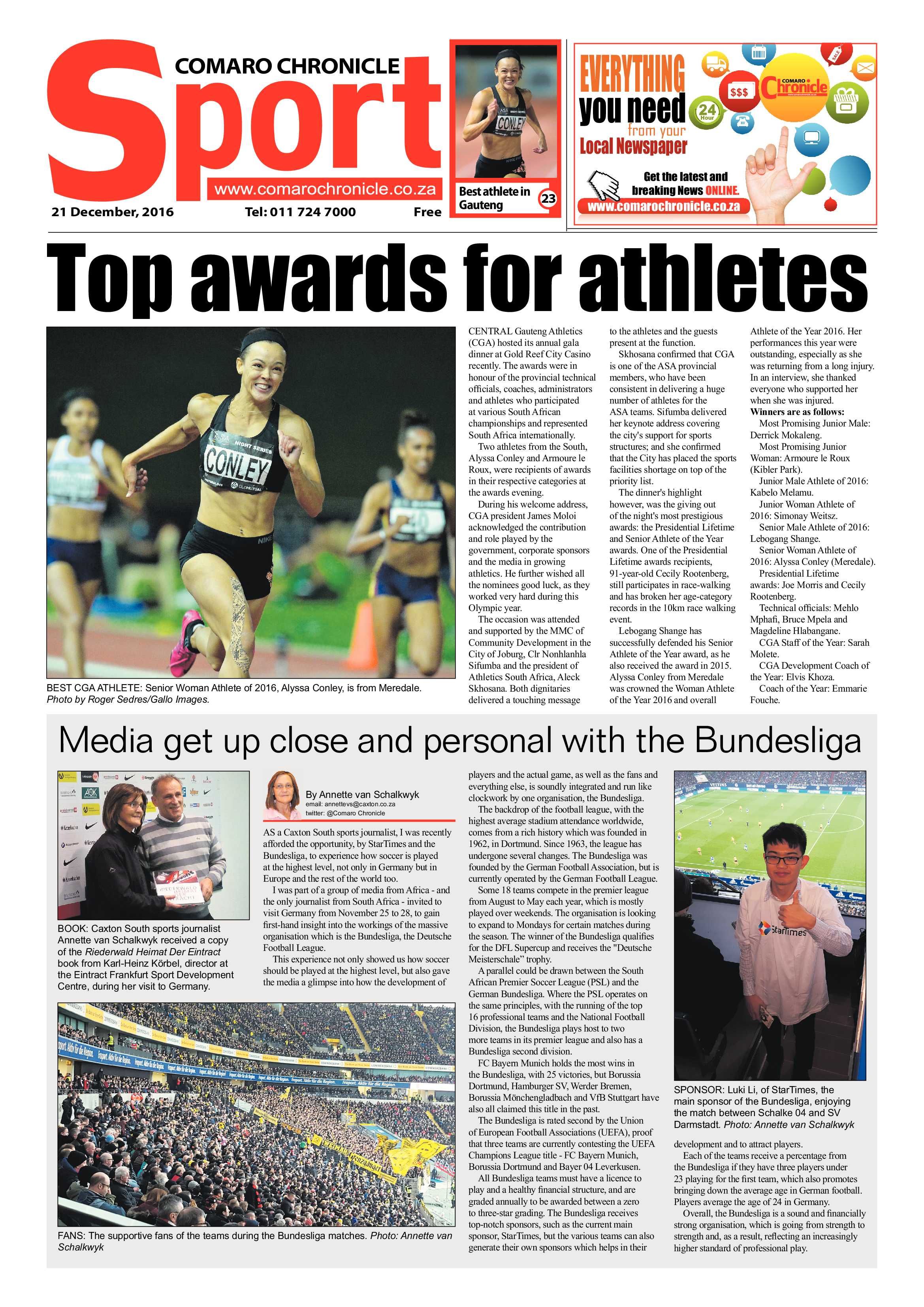 Comaro Chronicle 21 December 2016 page 24