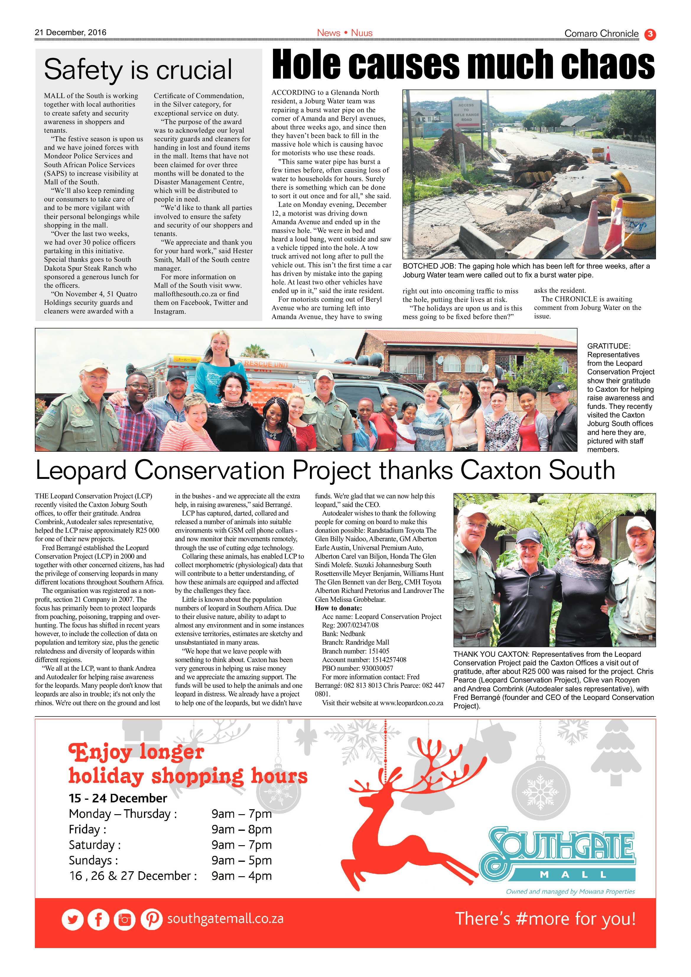 Comaro Chronicle 21 December 2016 page 3
