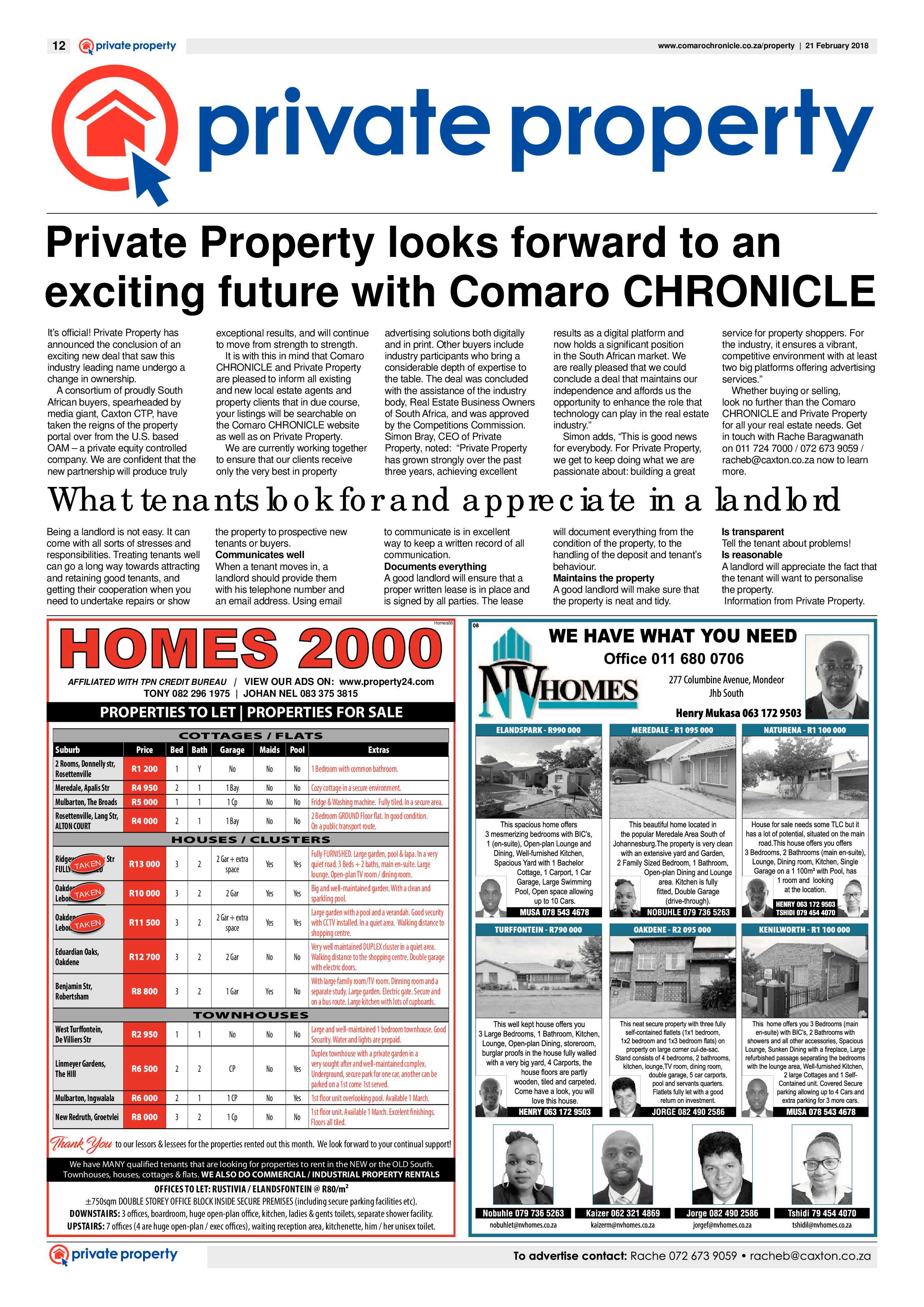 Comaro Chronicle 21 February 2018 page 12