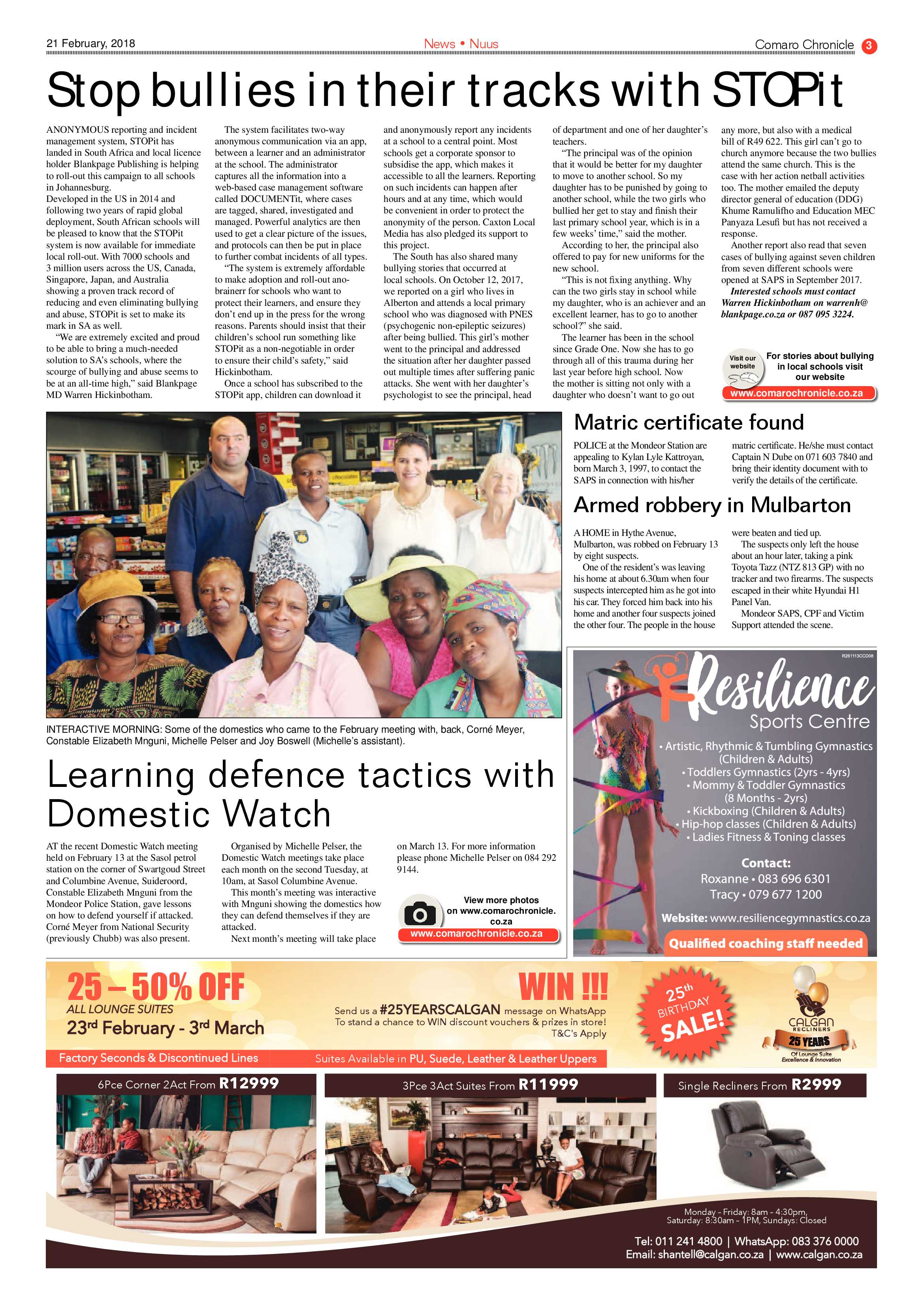 Comaro Chronicle 21 February 2018 page 3