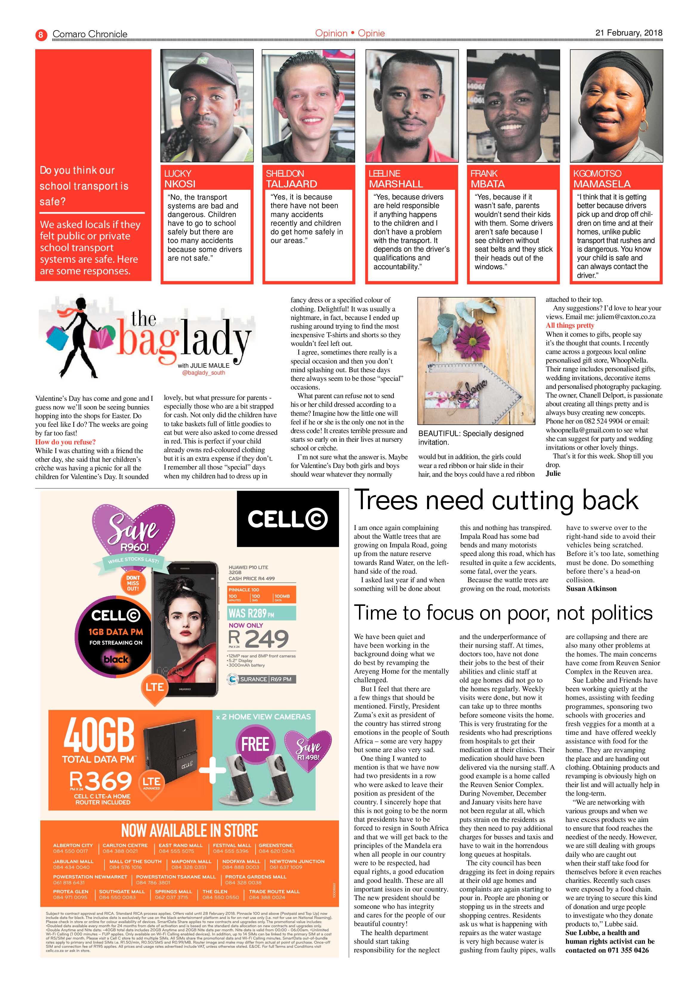 Comaro Chronicle 21 February 2018 page 8