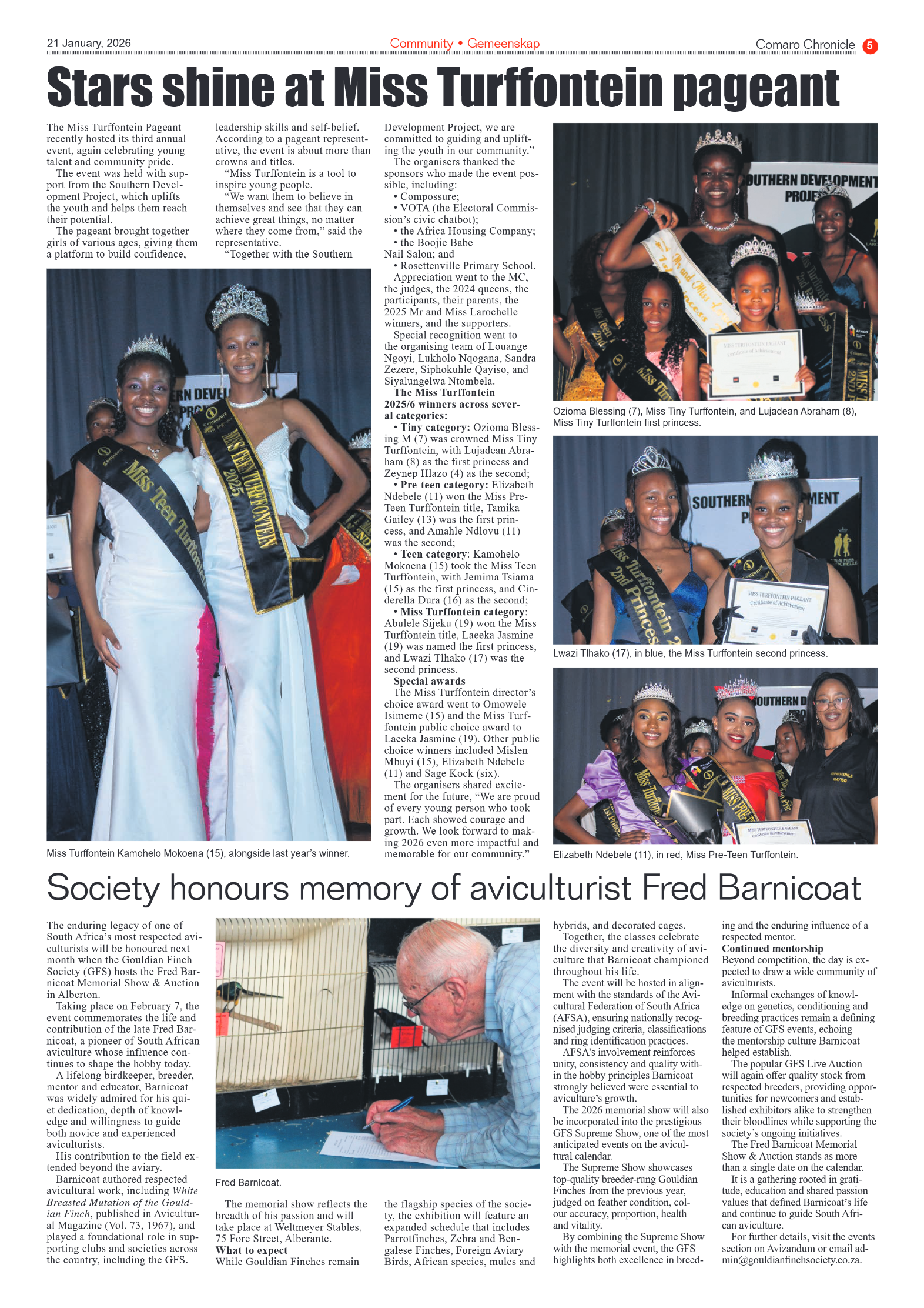 Comaro Chronicle 21 January 2026 page 5