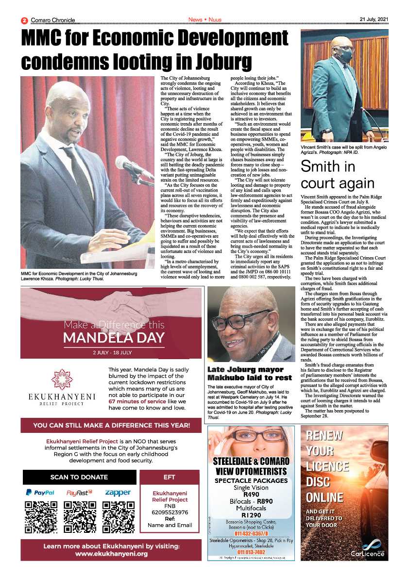 Comaro Chronicle 21 July 2021 page 2
