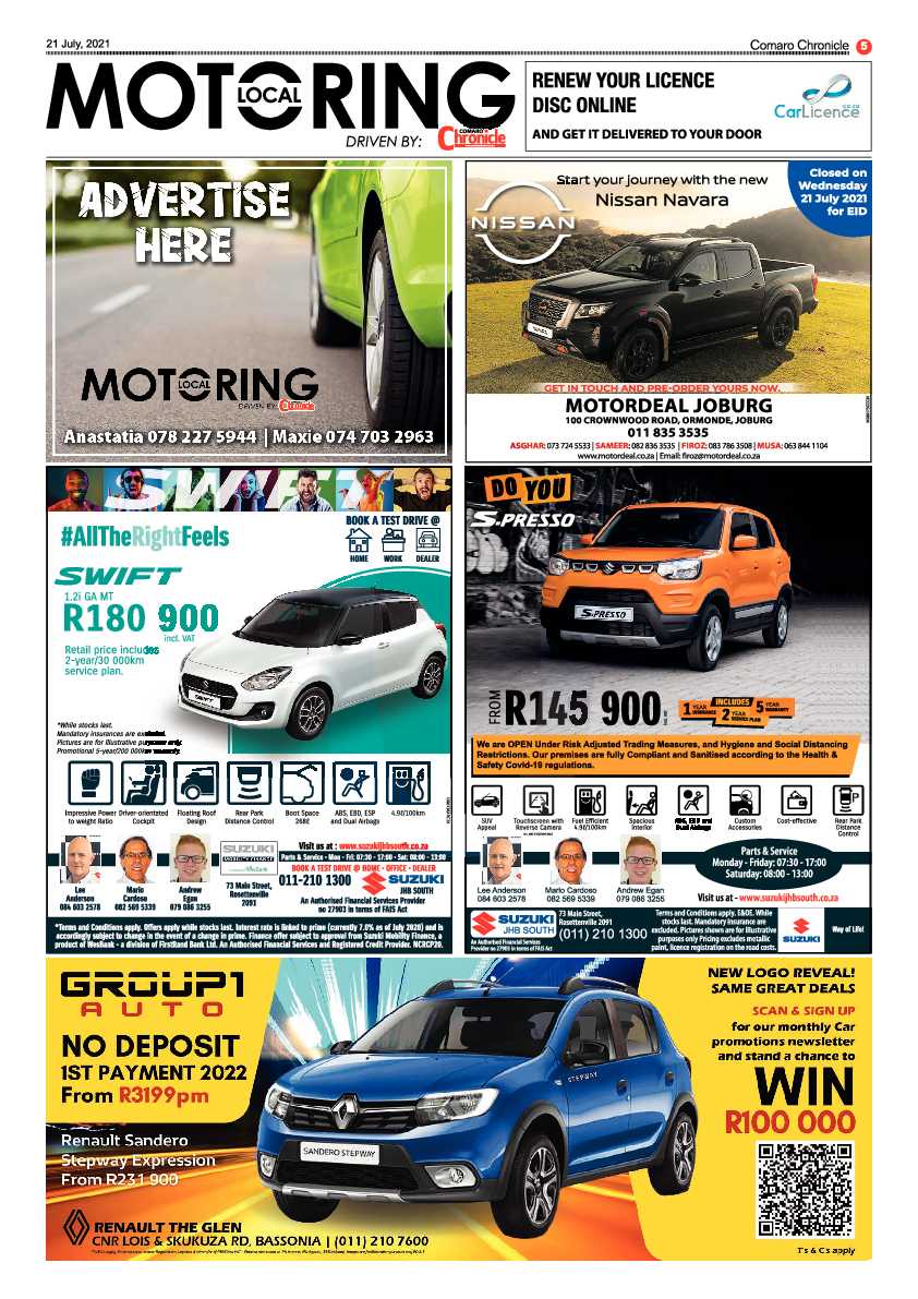 Comaro Chronicle 21 July 2021 page 5