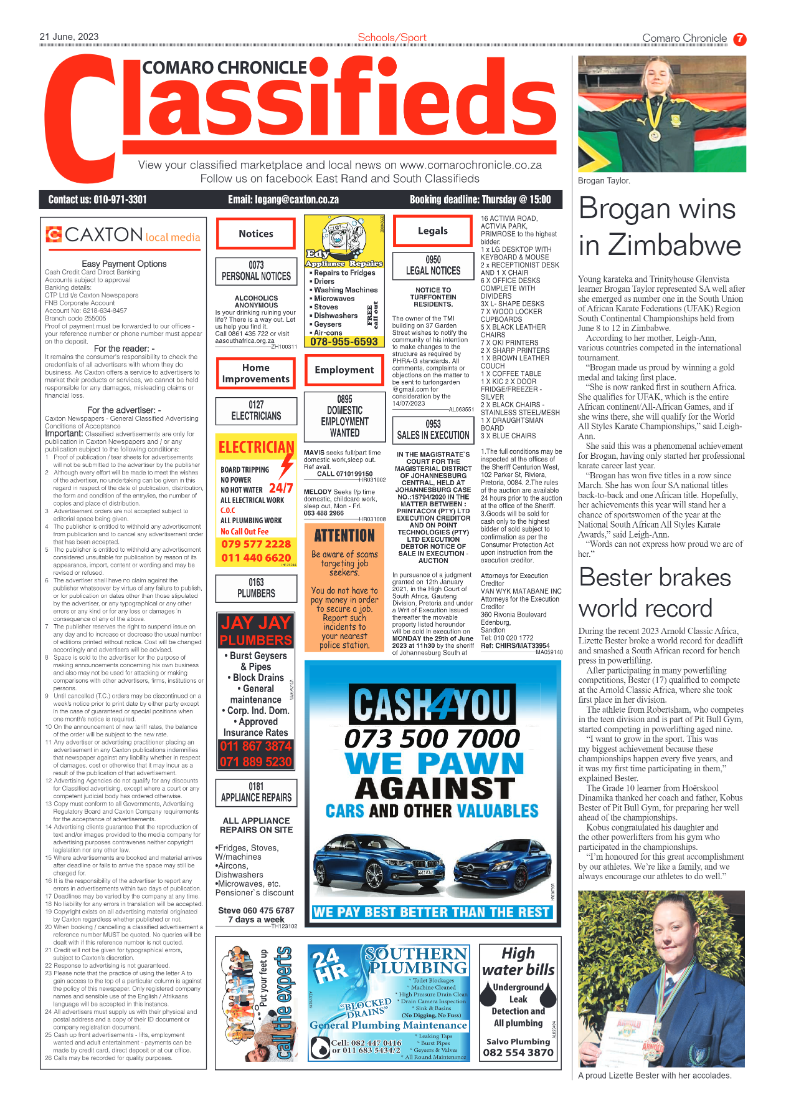 Comaro Chronicle 21 June 2023 page 7