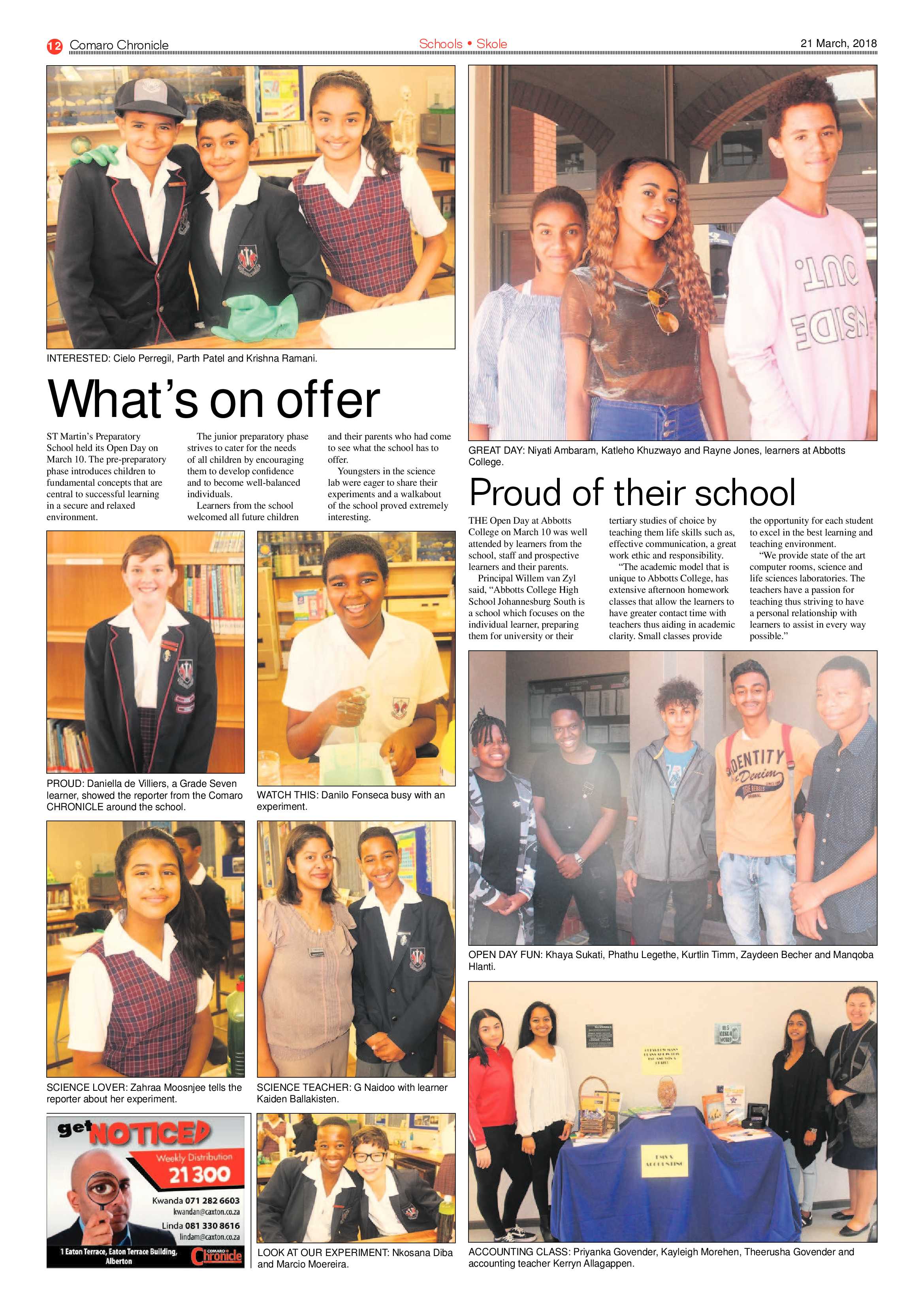 Comaro Chronicle 21 March 2018 page 12