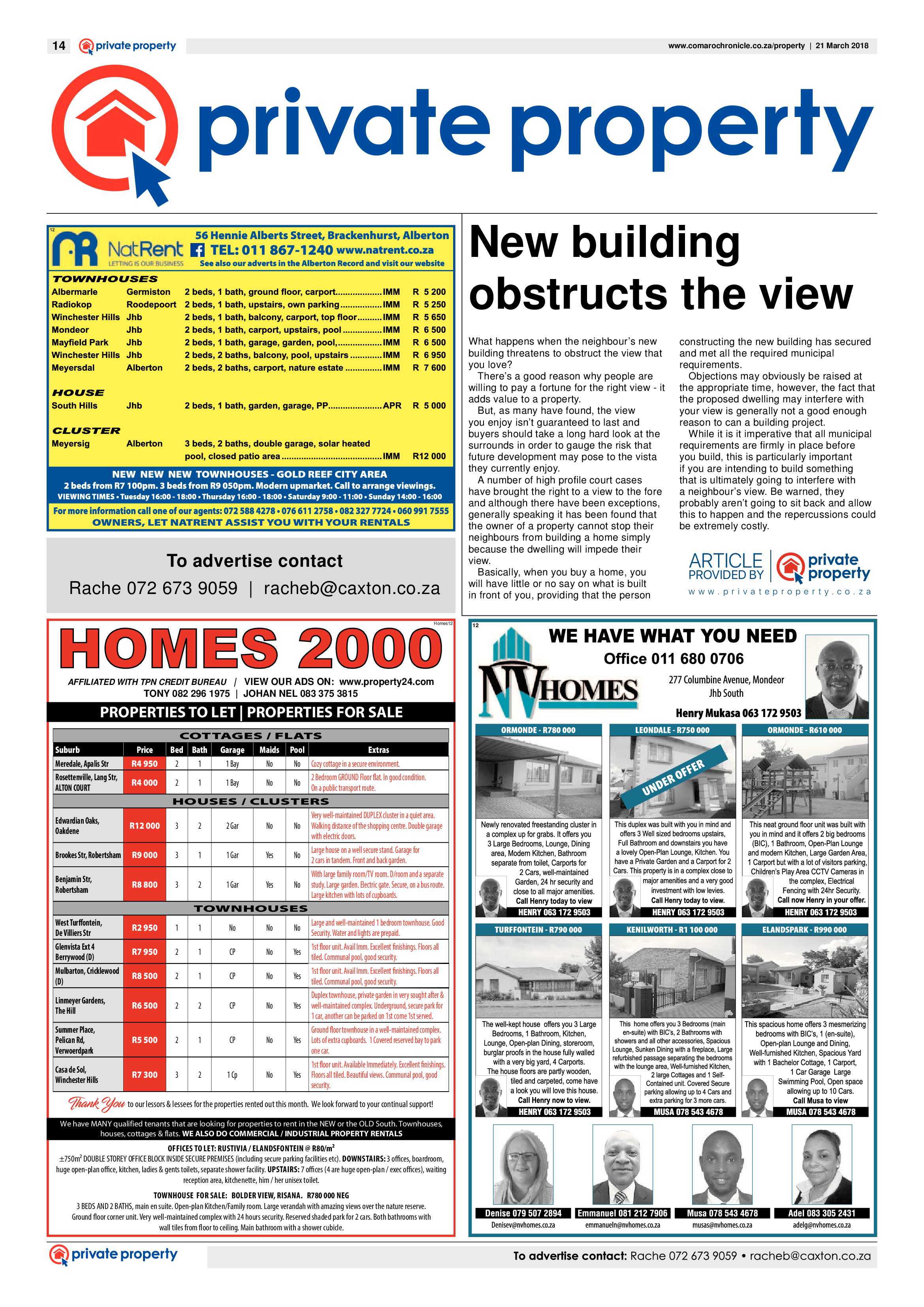 Comaro Chronicle 21 March 2018 page 14