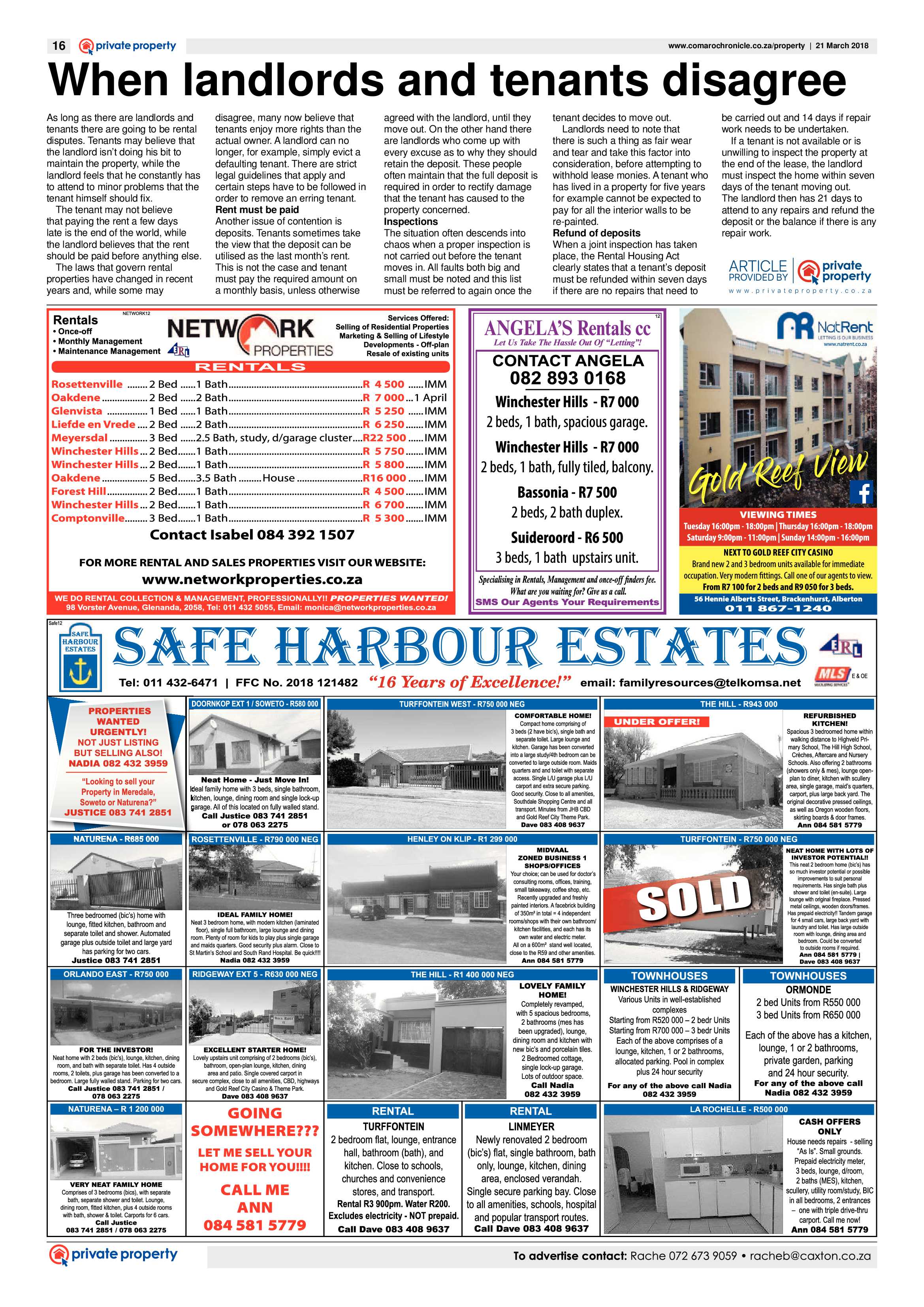 Comaro Chronicle 21 March 2018 page 16