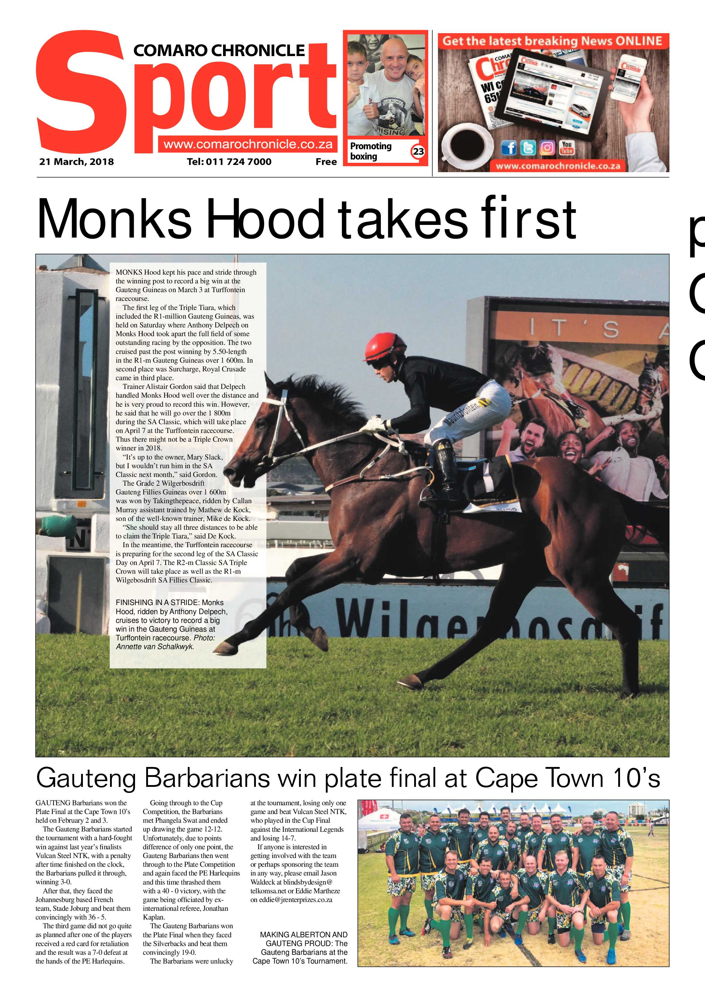 Comaro Chronicle 21 March 2018 page 24