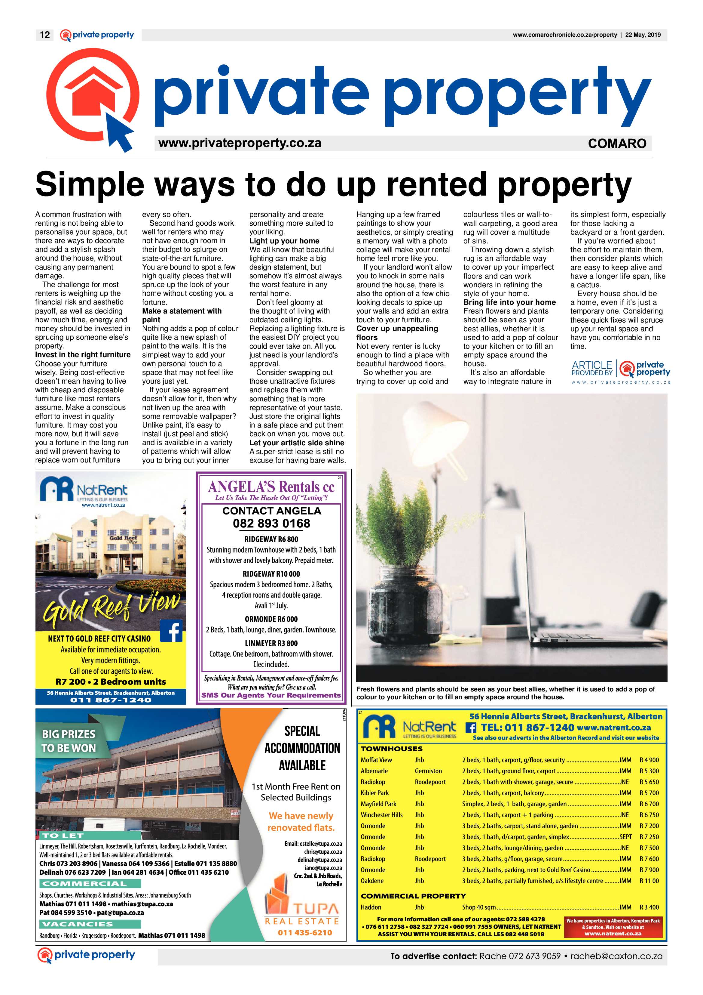 Comaro Chronicle 22 May 2019 page 12