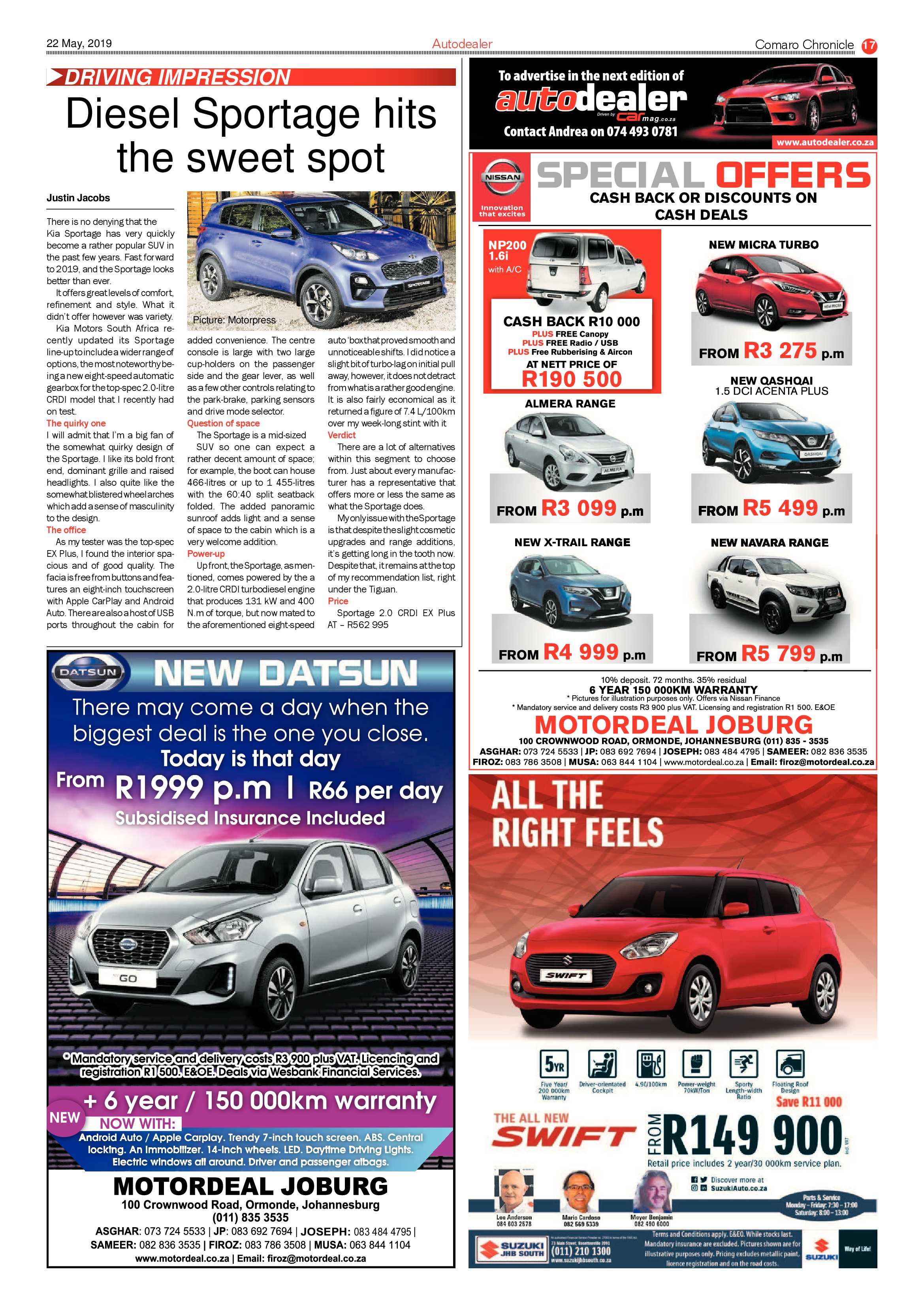 Comaro Chronicle 22 May 2019 page 17