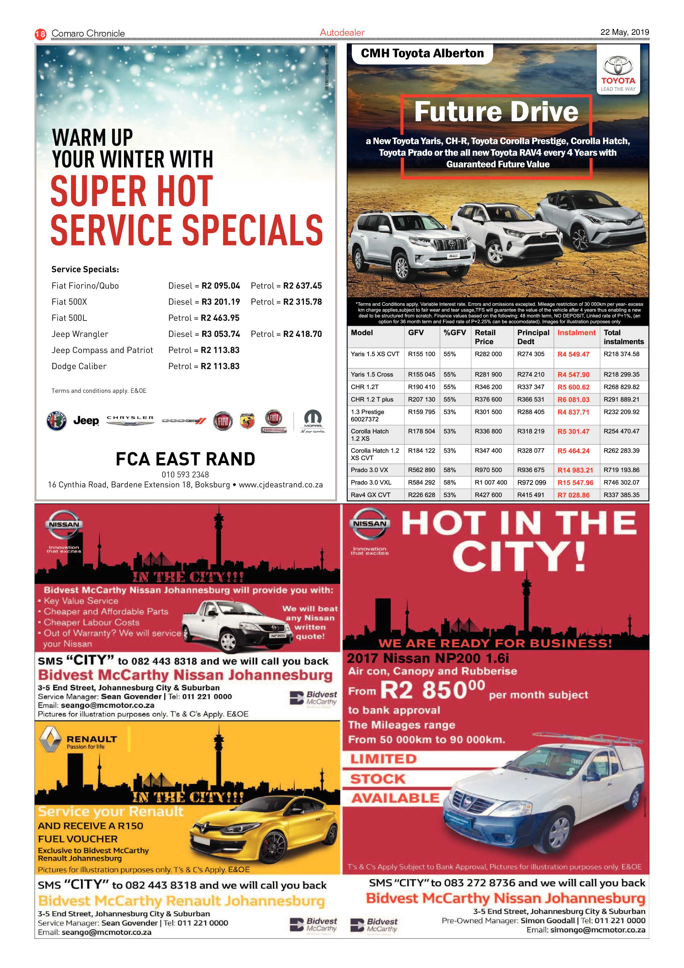 Comaro Chronicle 22 May 2019 page 18