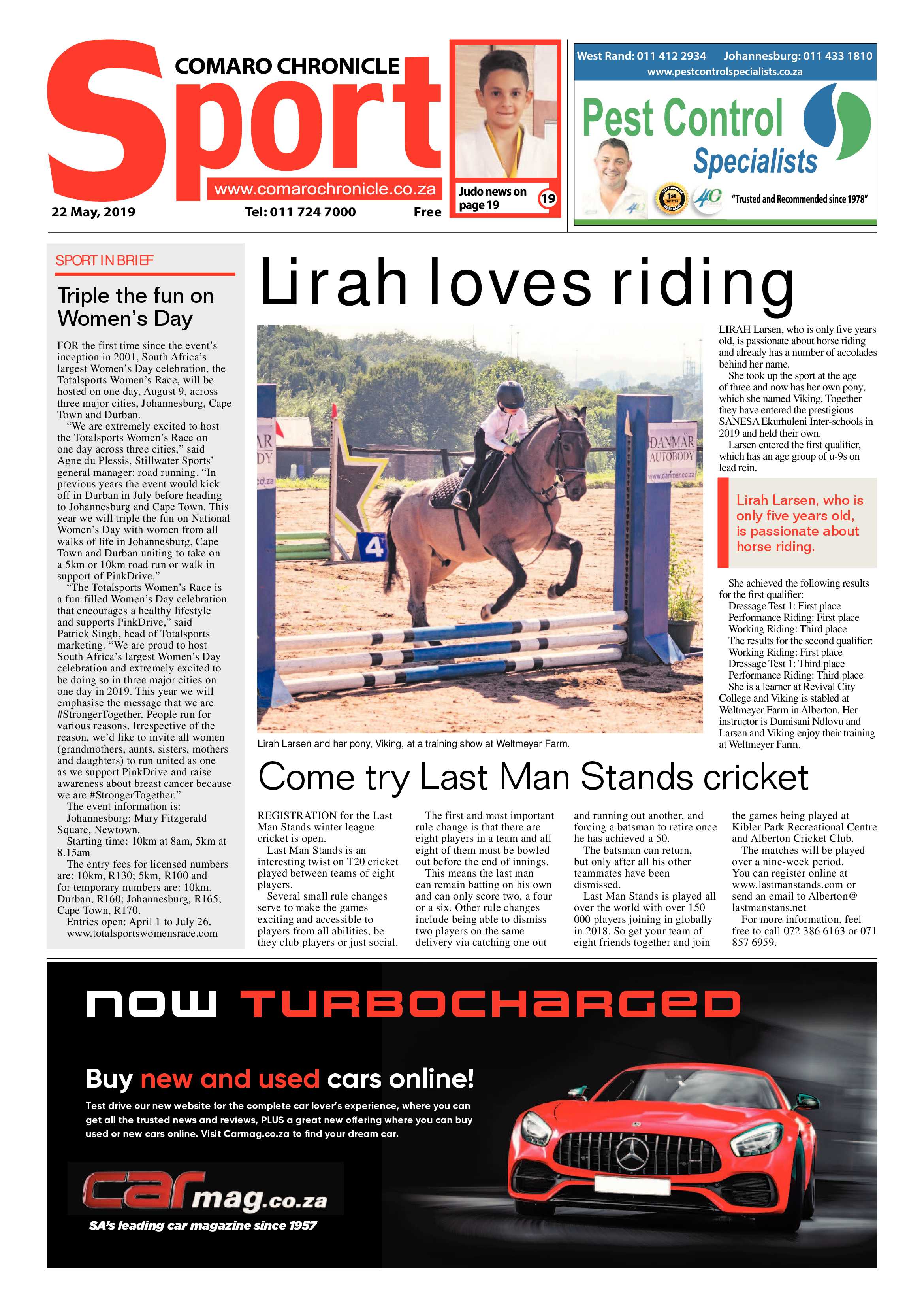 Comaro Chronicle 22 May 2019 page 20
