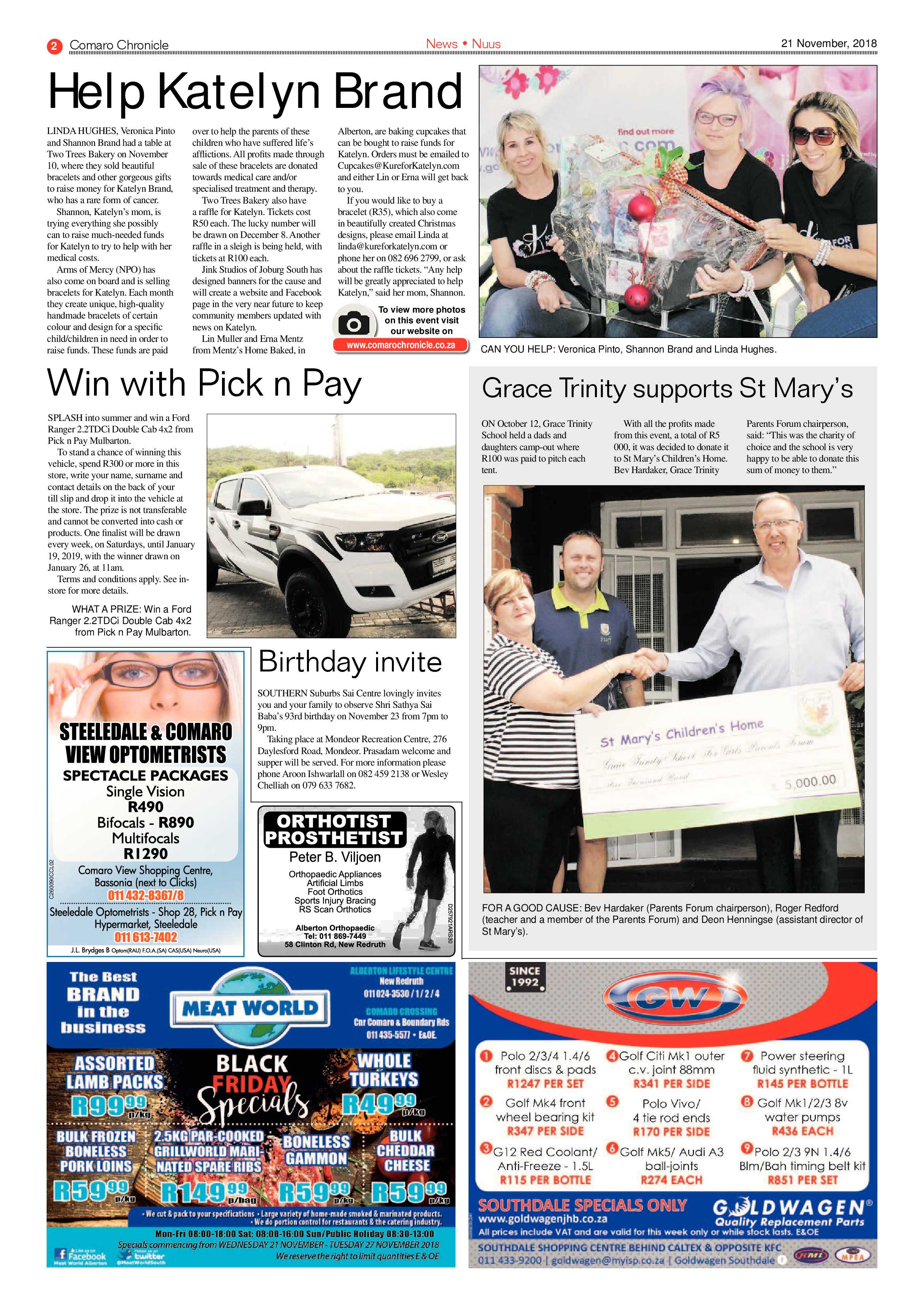 Comaro Chronicle 21 November 2018 page 2