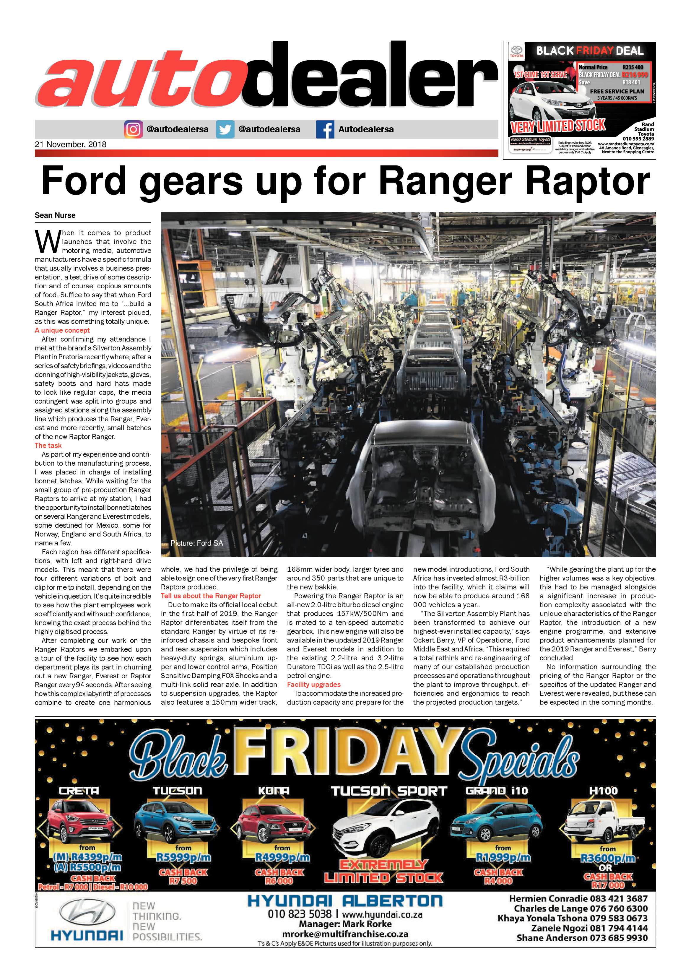 Comaro Chronicle 21 November 2018 page 21
