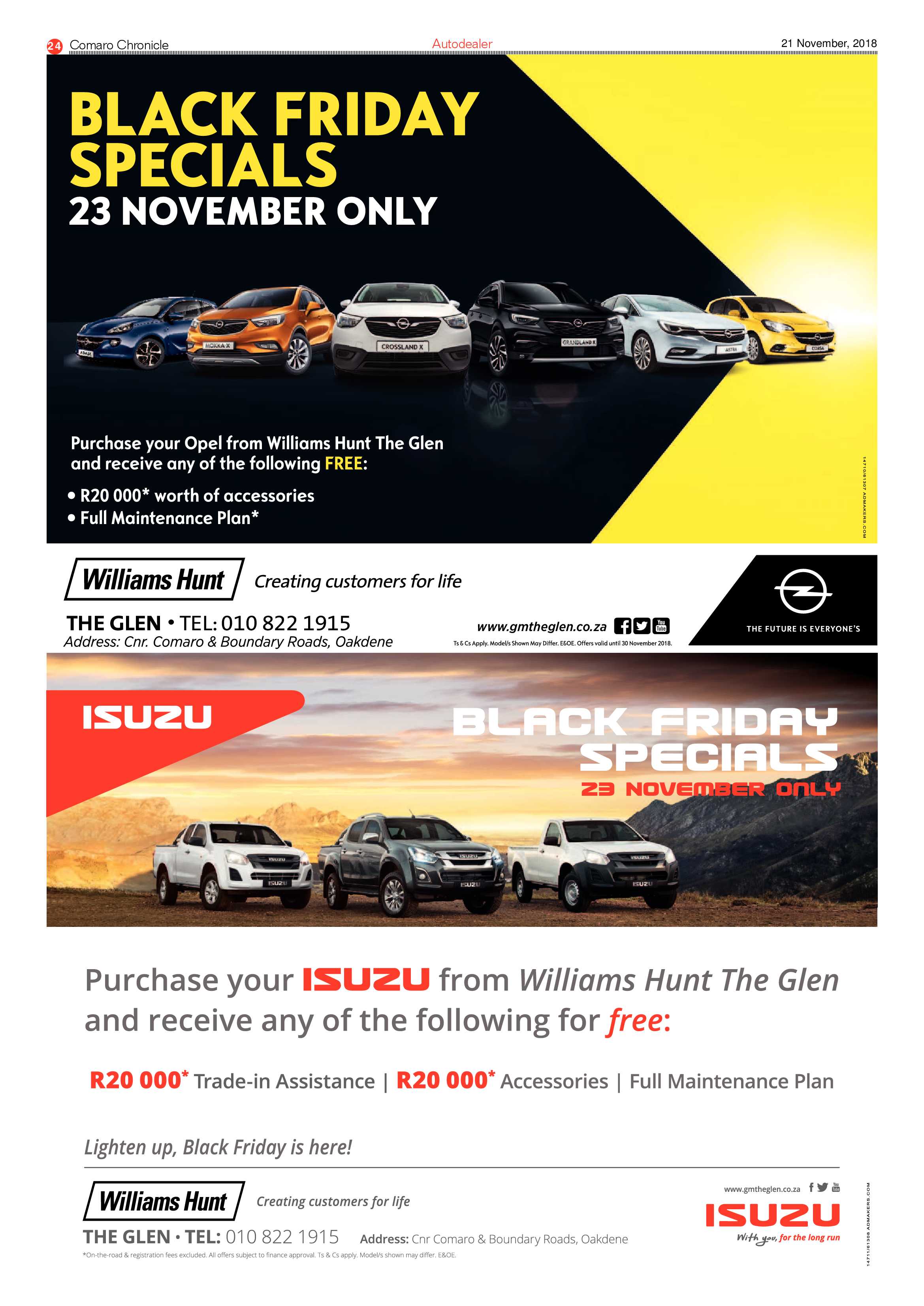 Comaro Chronicle 21 November 2018 page 24