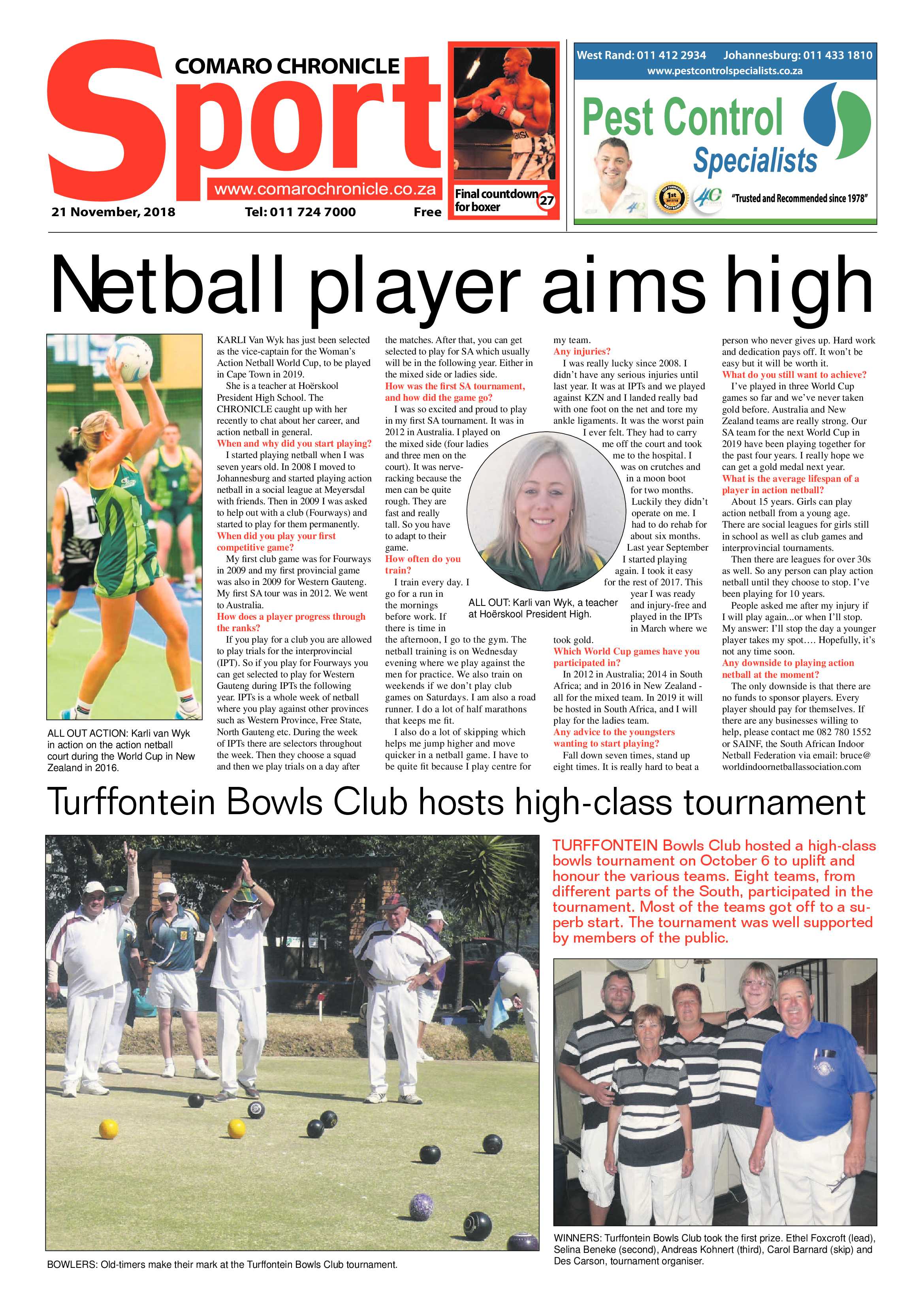 Comaro Chronicle 21 November 2018 page 28