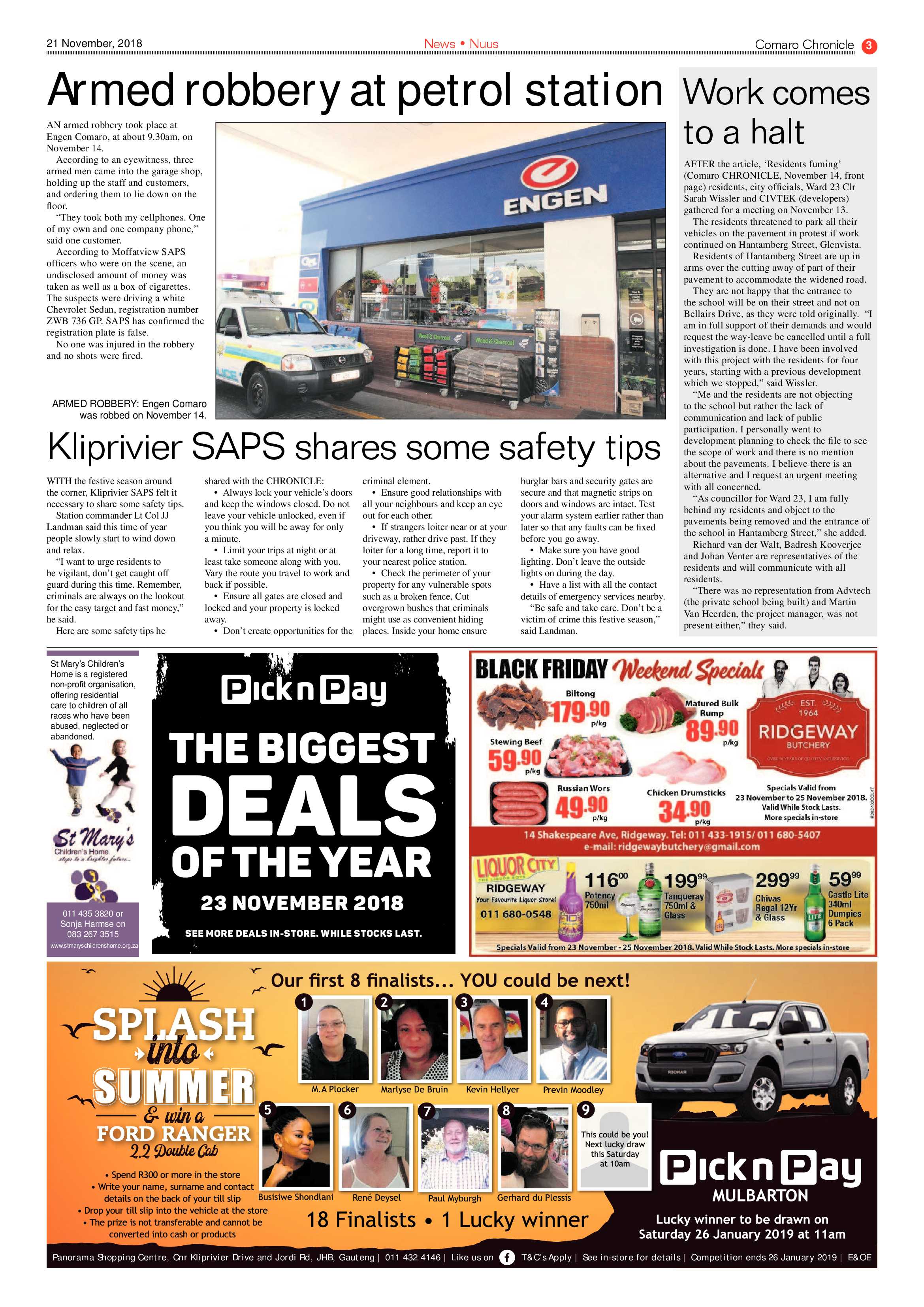 Comaro Chronicle 21 November 2018 page 3