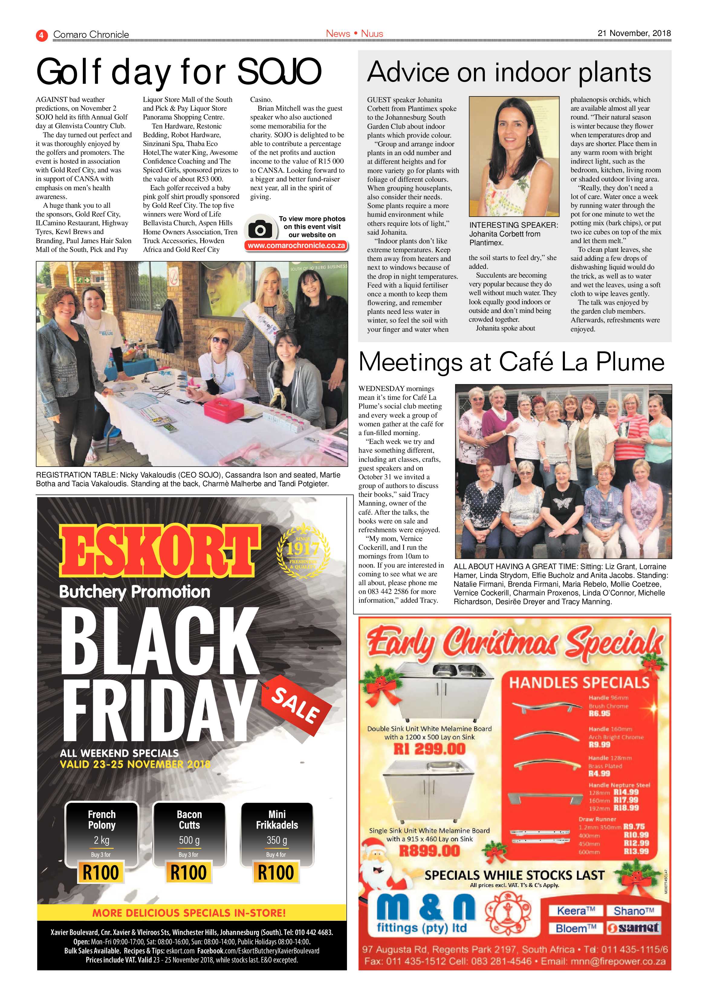 Comaro Chronicle 21 November 2018 page 4
