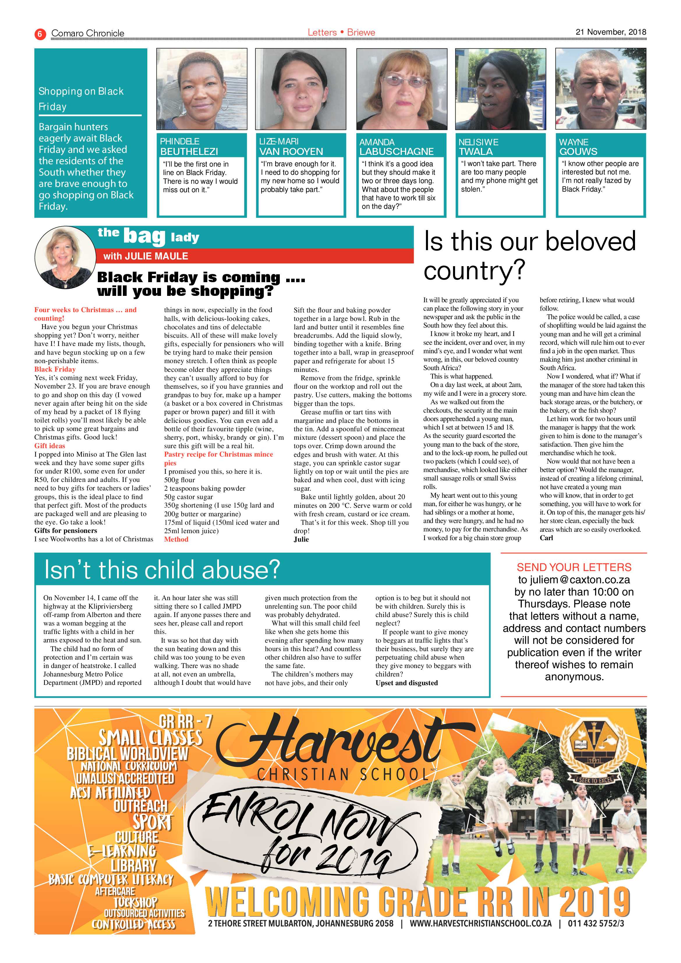 Comaro Chronicle 21 November 2018 page 6