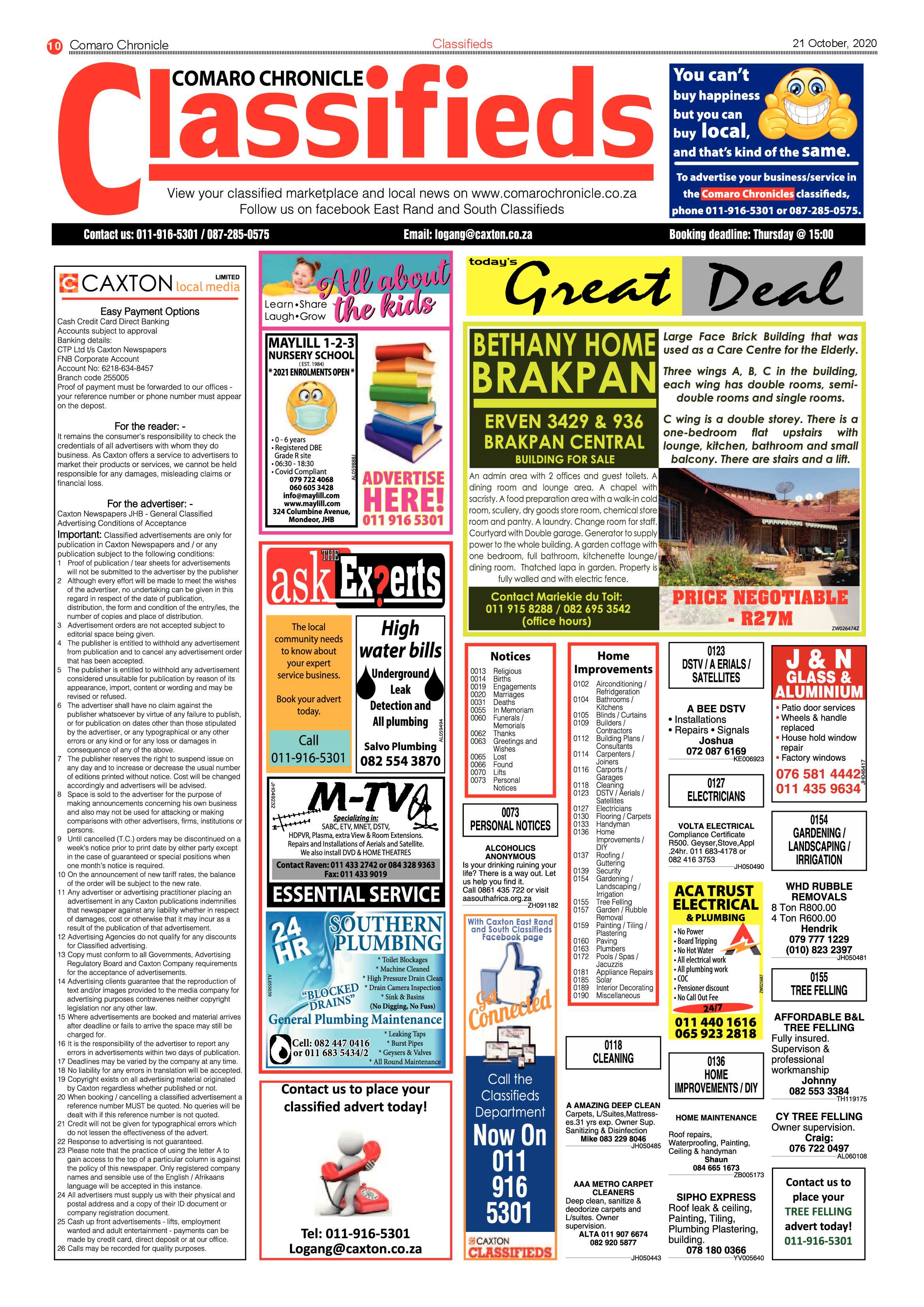 Comaro Chronicle 21 October 2020 page 10