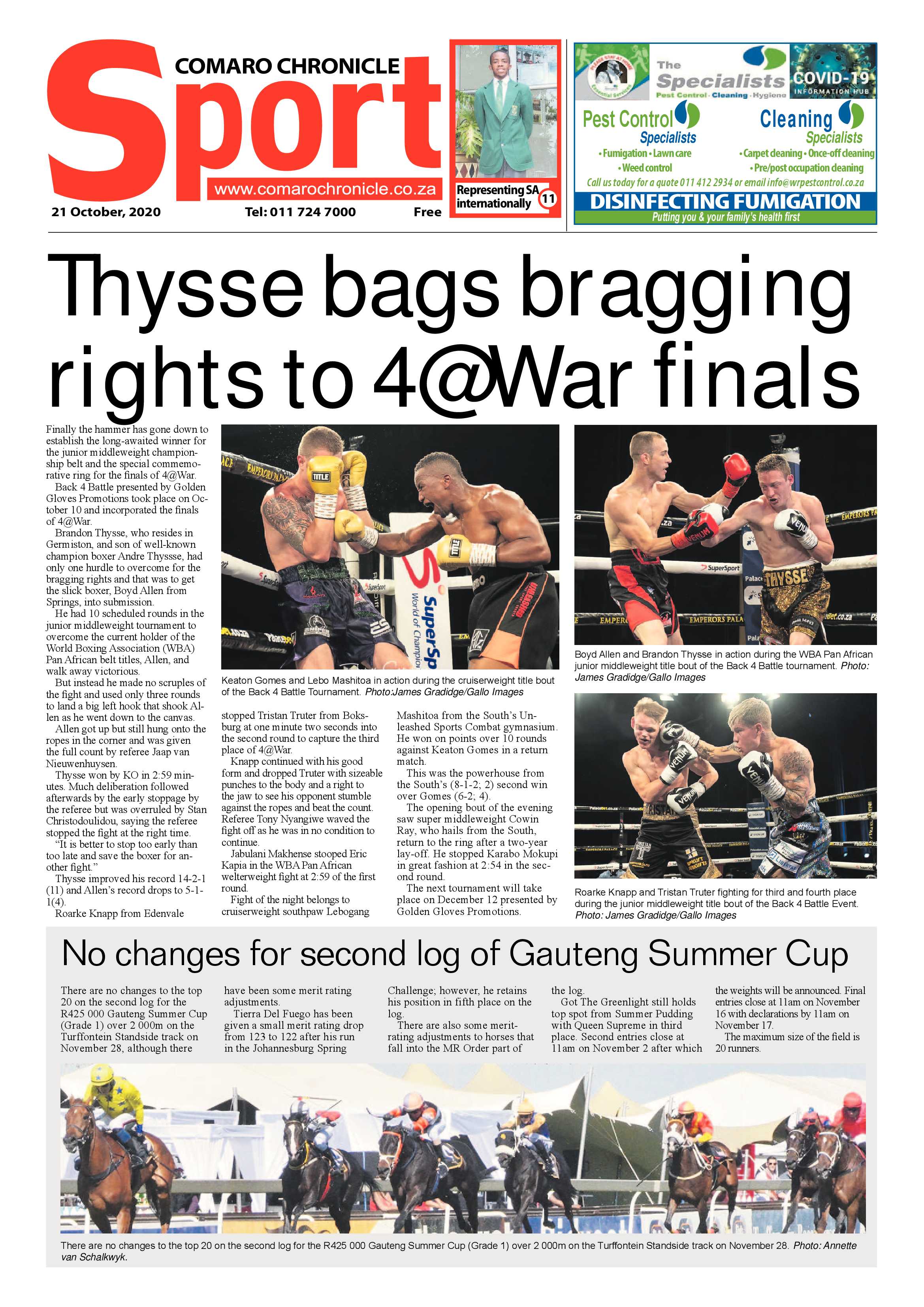 Comaro Chronicle 21 October 2020 page 12