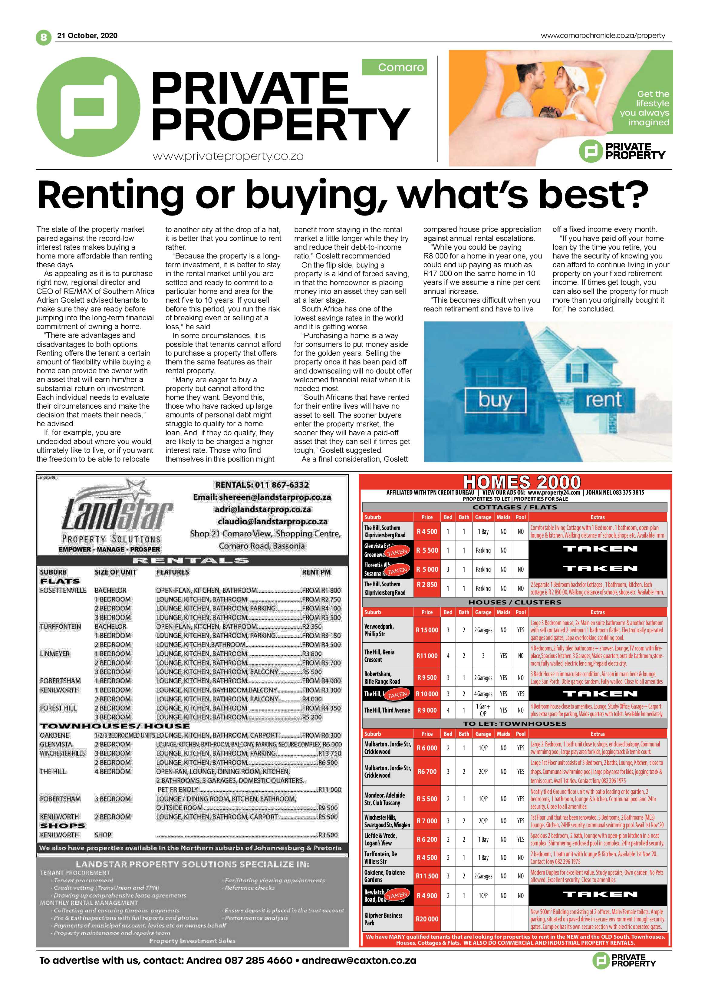 Comaro Chronicle 21 October 2020 page 8