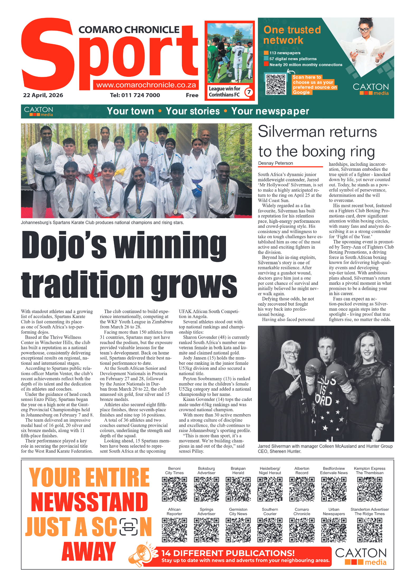 Comaro Chronicle 22 April 2026 page 8