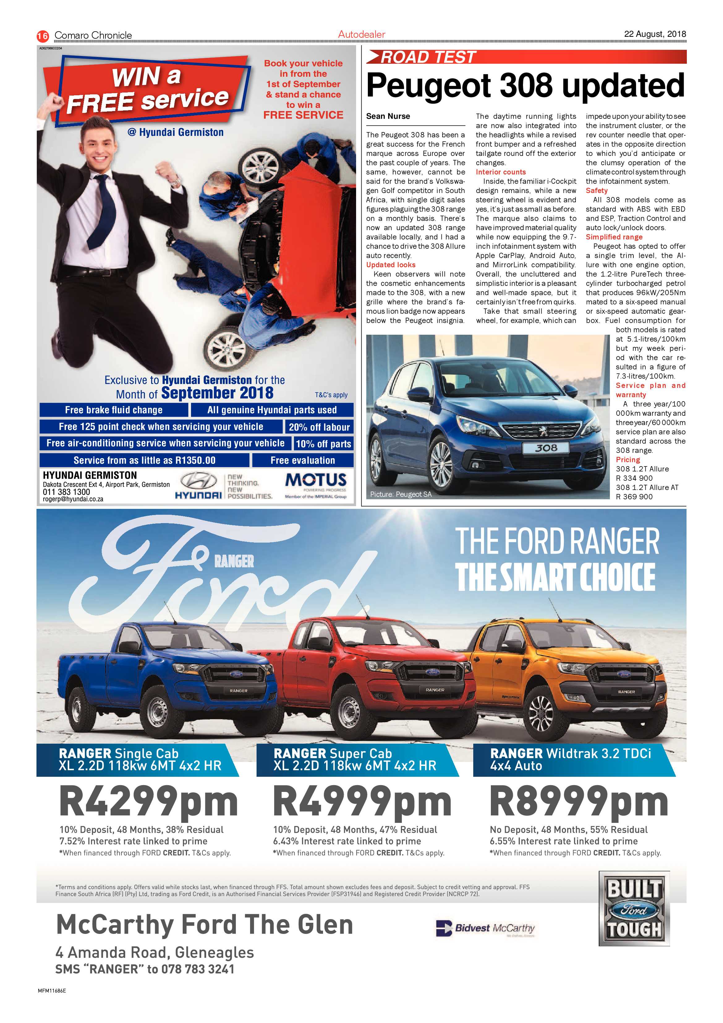 Comaro Chronicle 22 August 2018 page 16