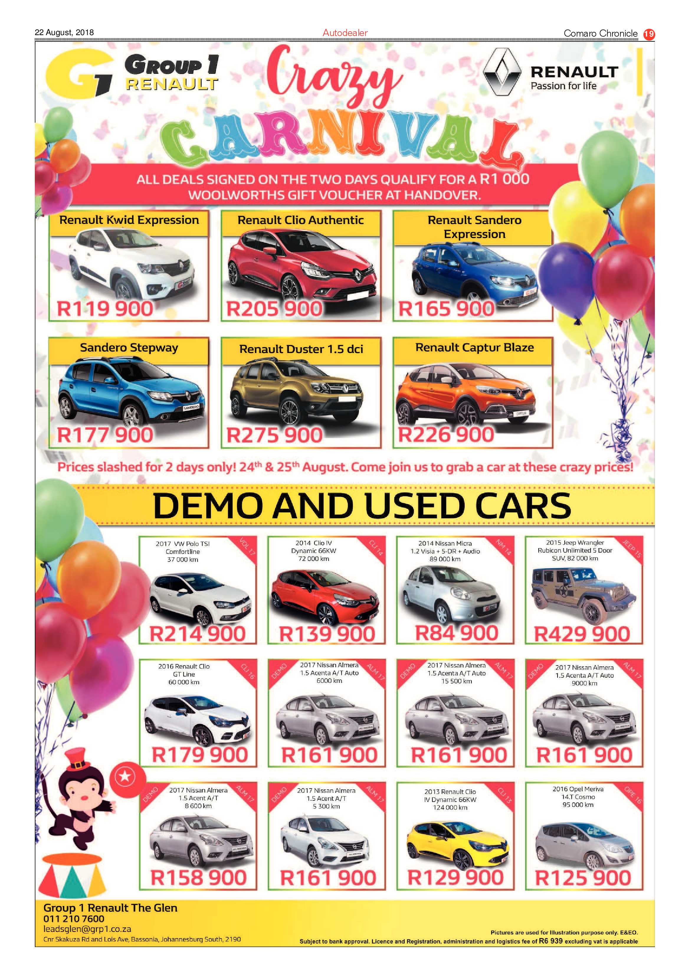 Comaro Chronicle 22 August 2018 page 19