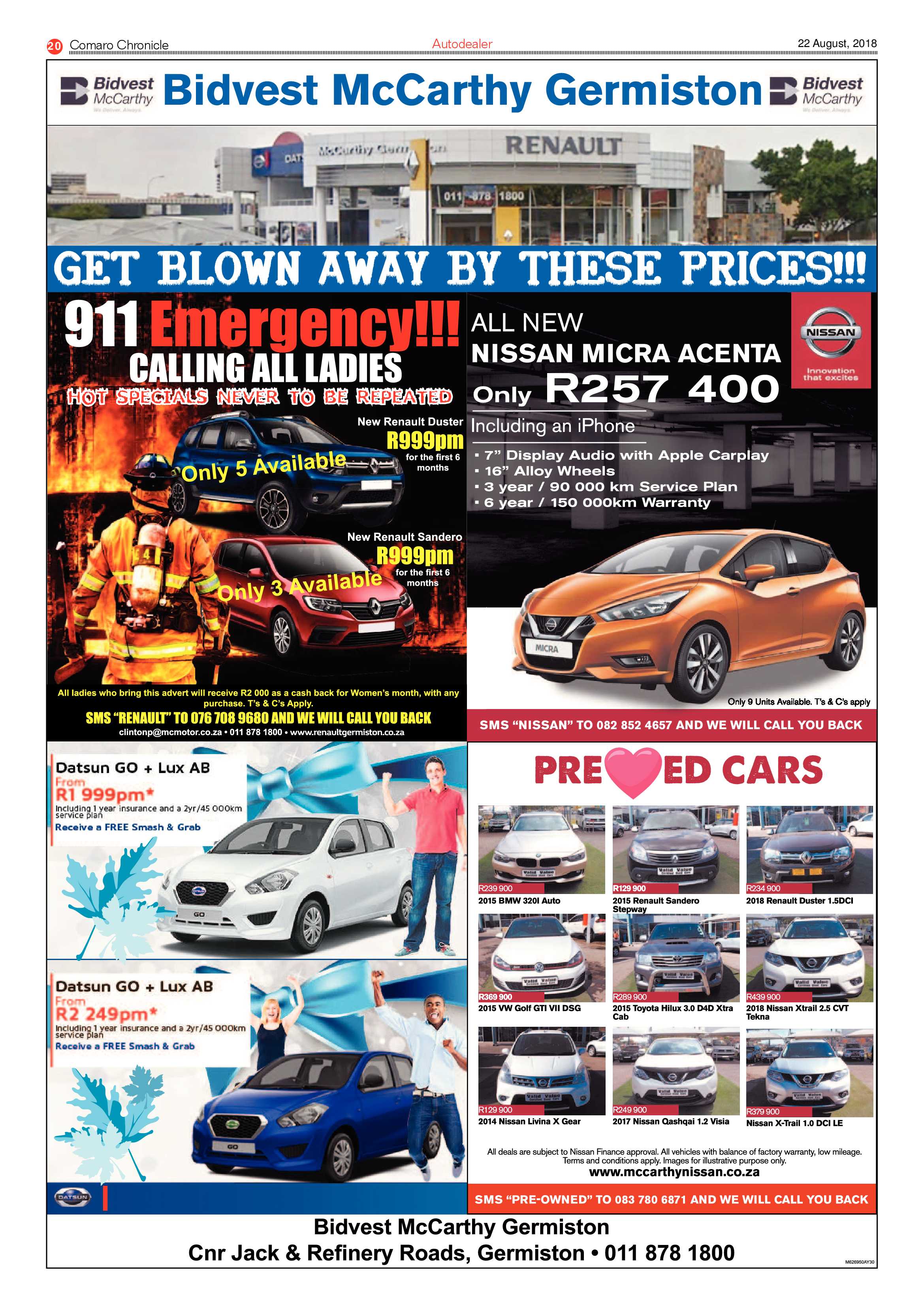 Comaro Chronicle 22 August 2018 page 20