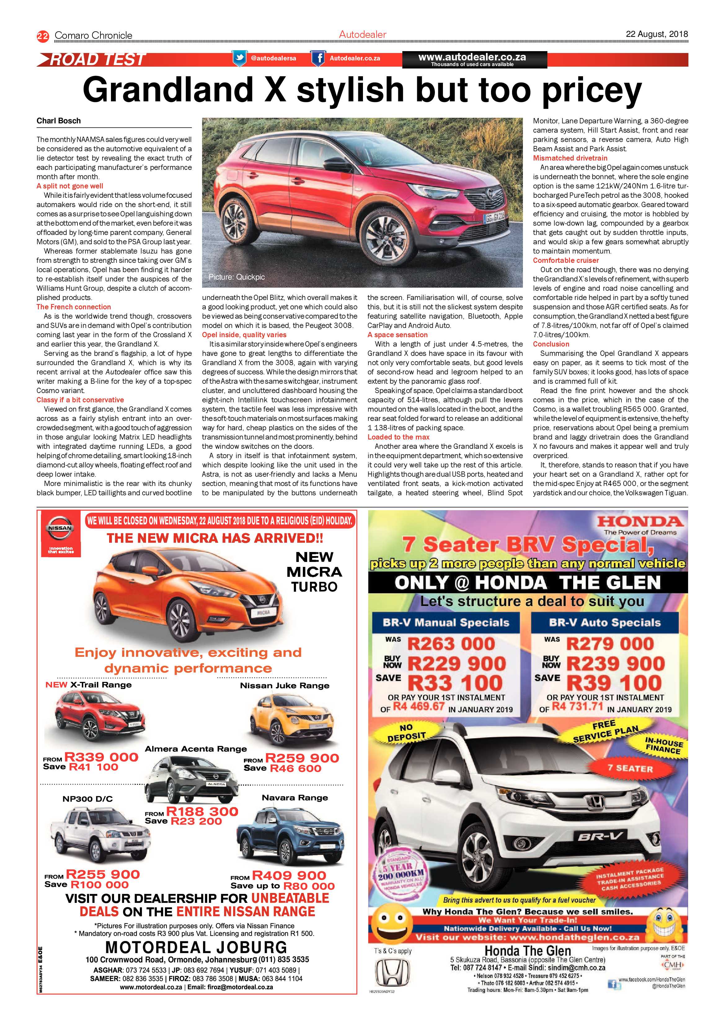 Comaro Chronicle 22 August 2018 page 22