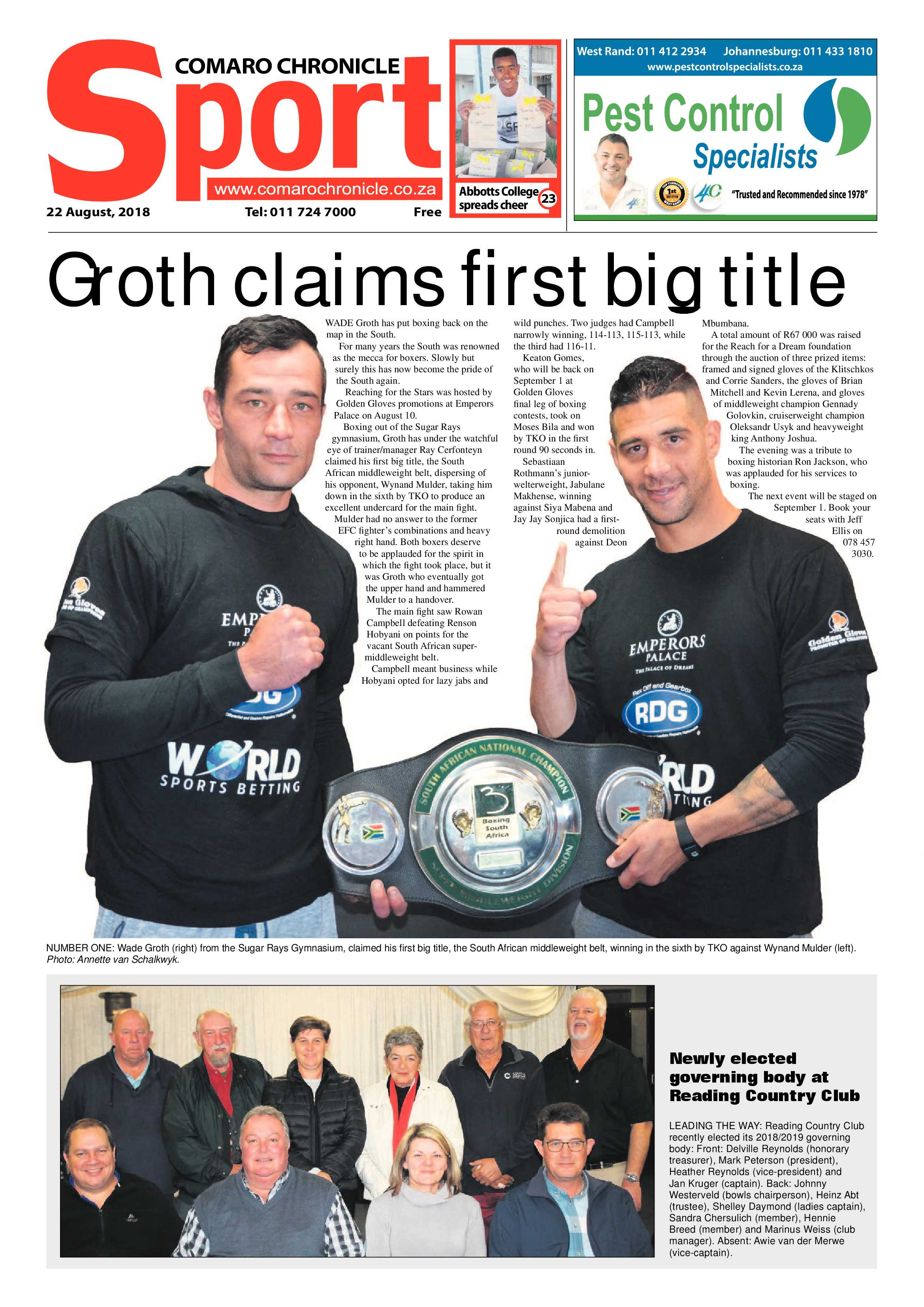 Comaro Chronicle 22 August 2018 page 24