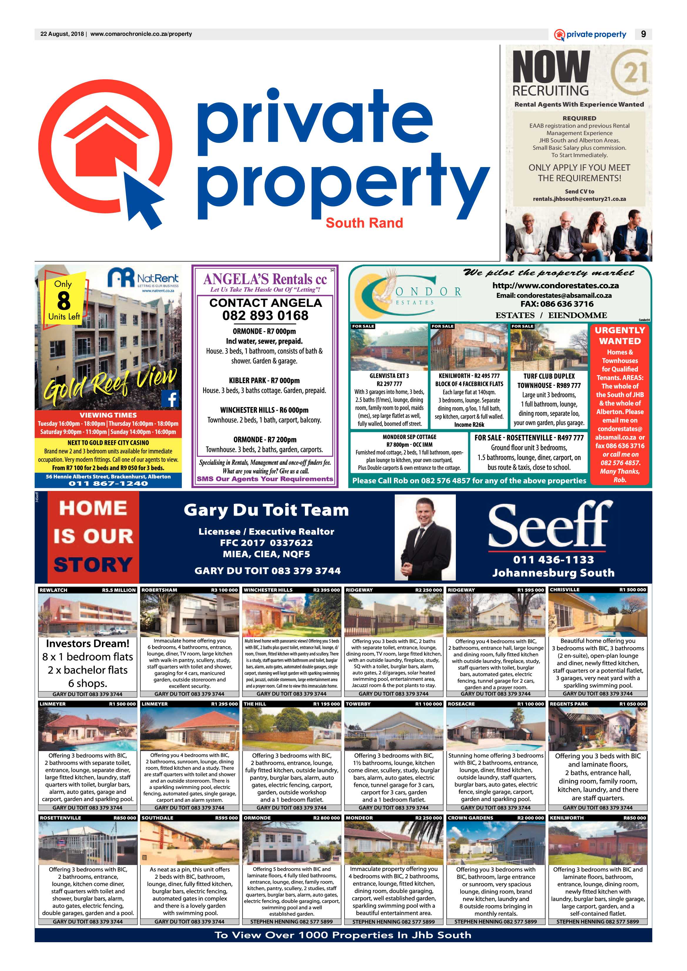 Comaro Chronicle 22 August 2018 page 9
