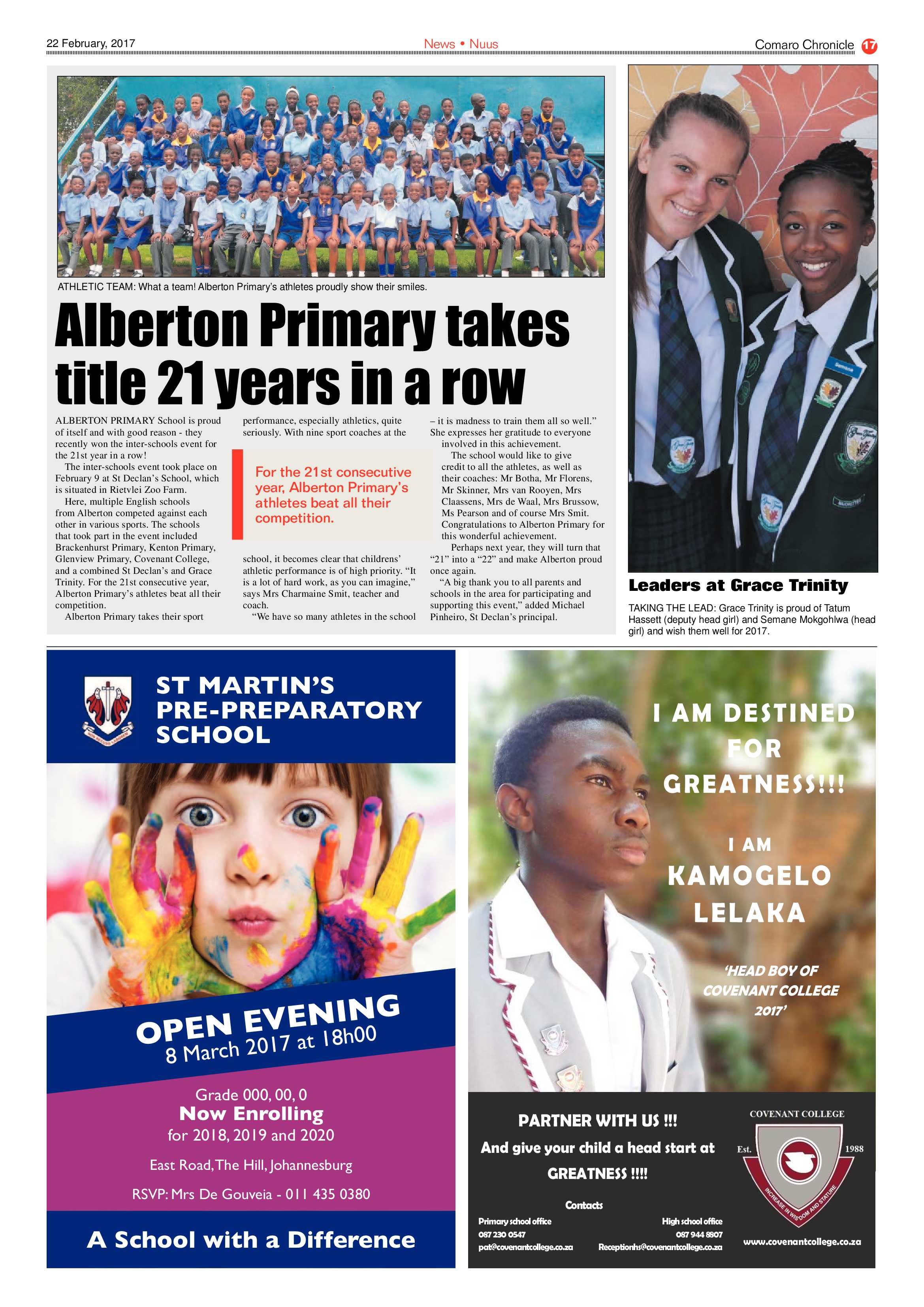 Comaro Chronicle 22 February 2017 page 17