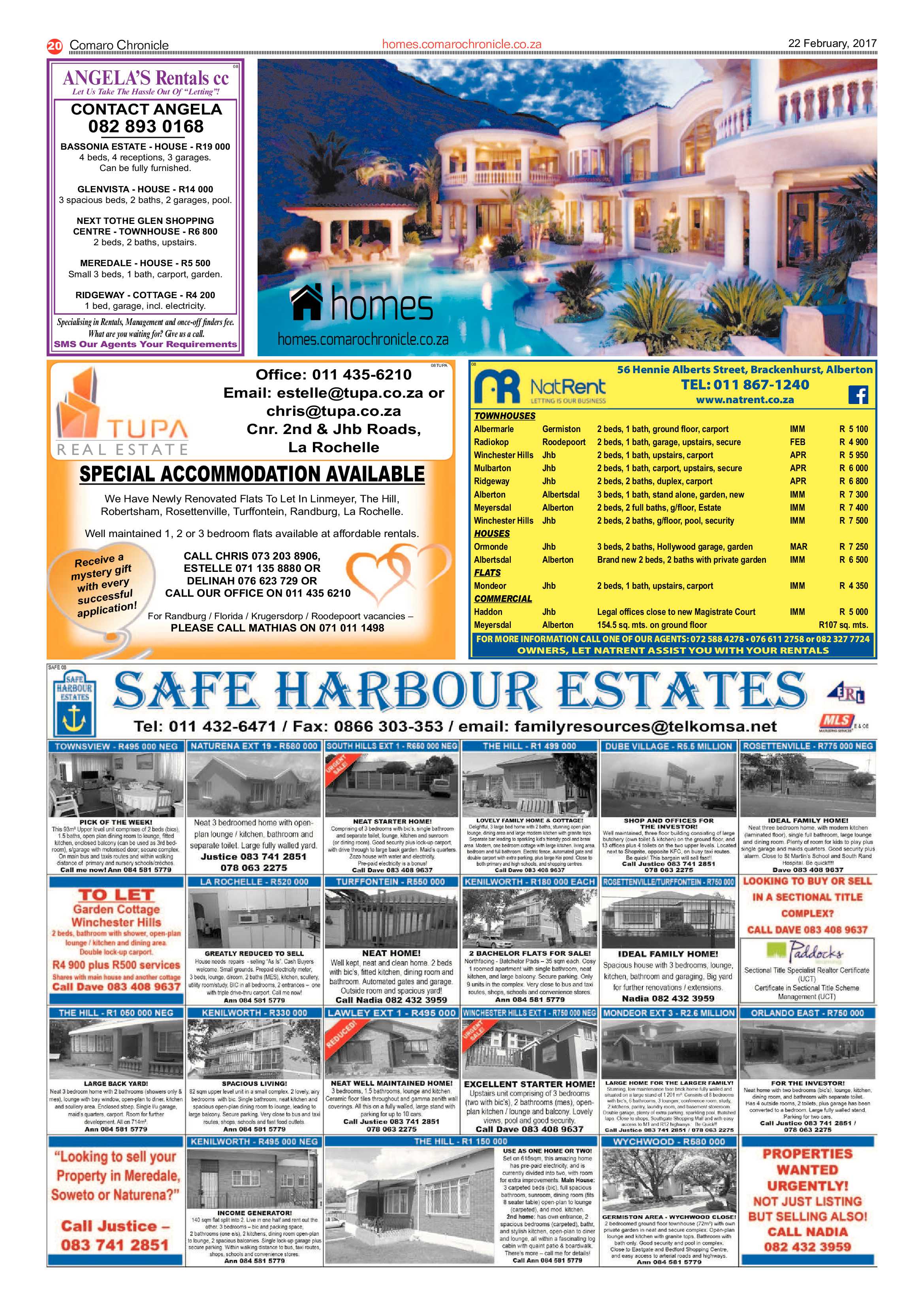 Comaro Chronicle 22 February 2017 page 20