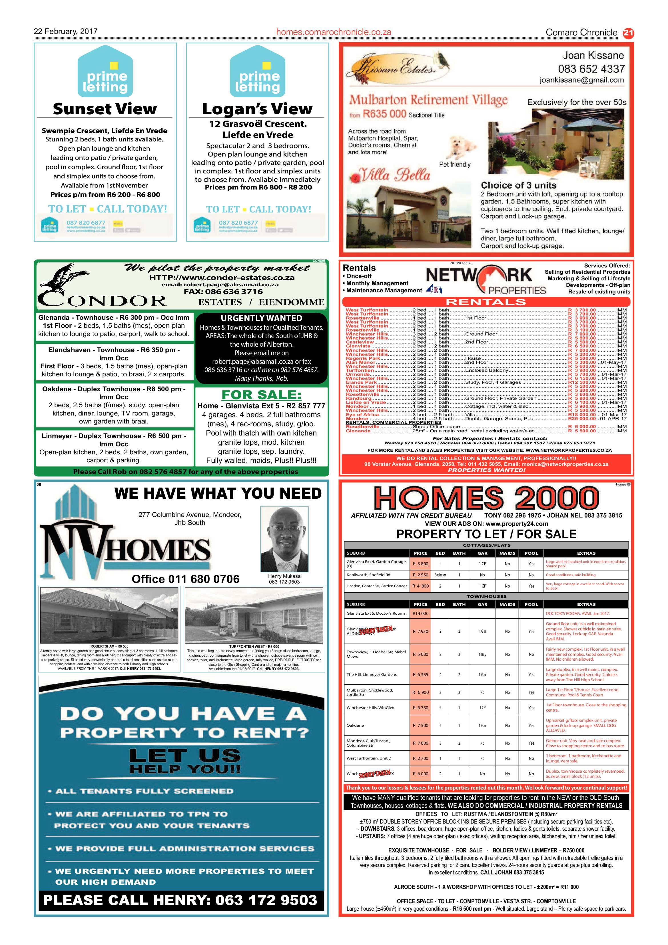 Comaro Chronicle 22 February 2017 page 21