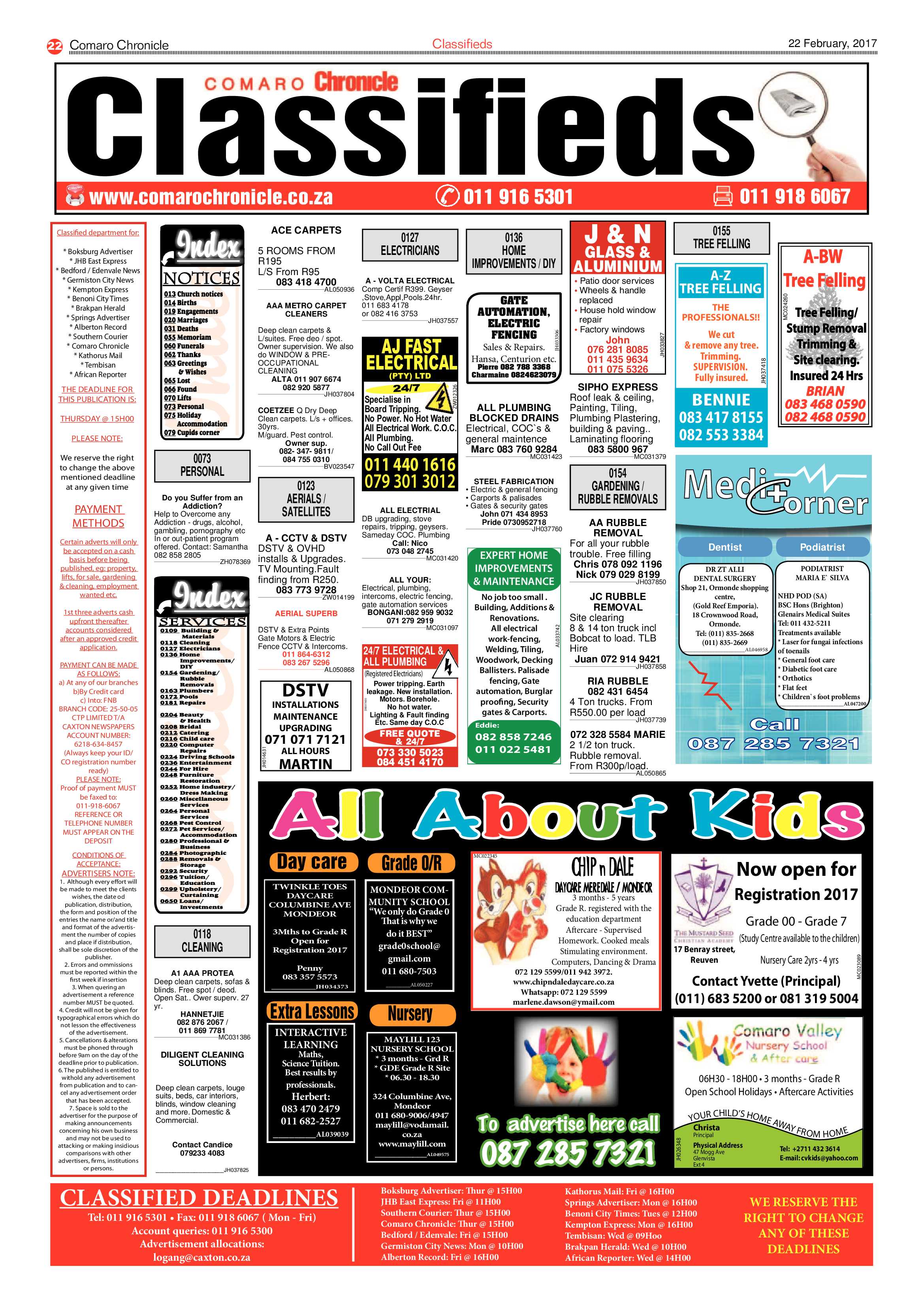 Comaro Chronicle 22 February 2017 page 22