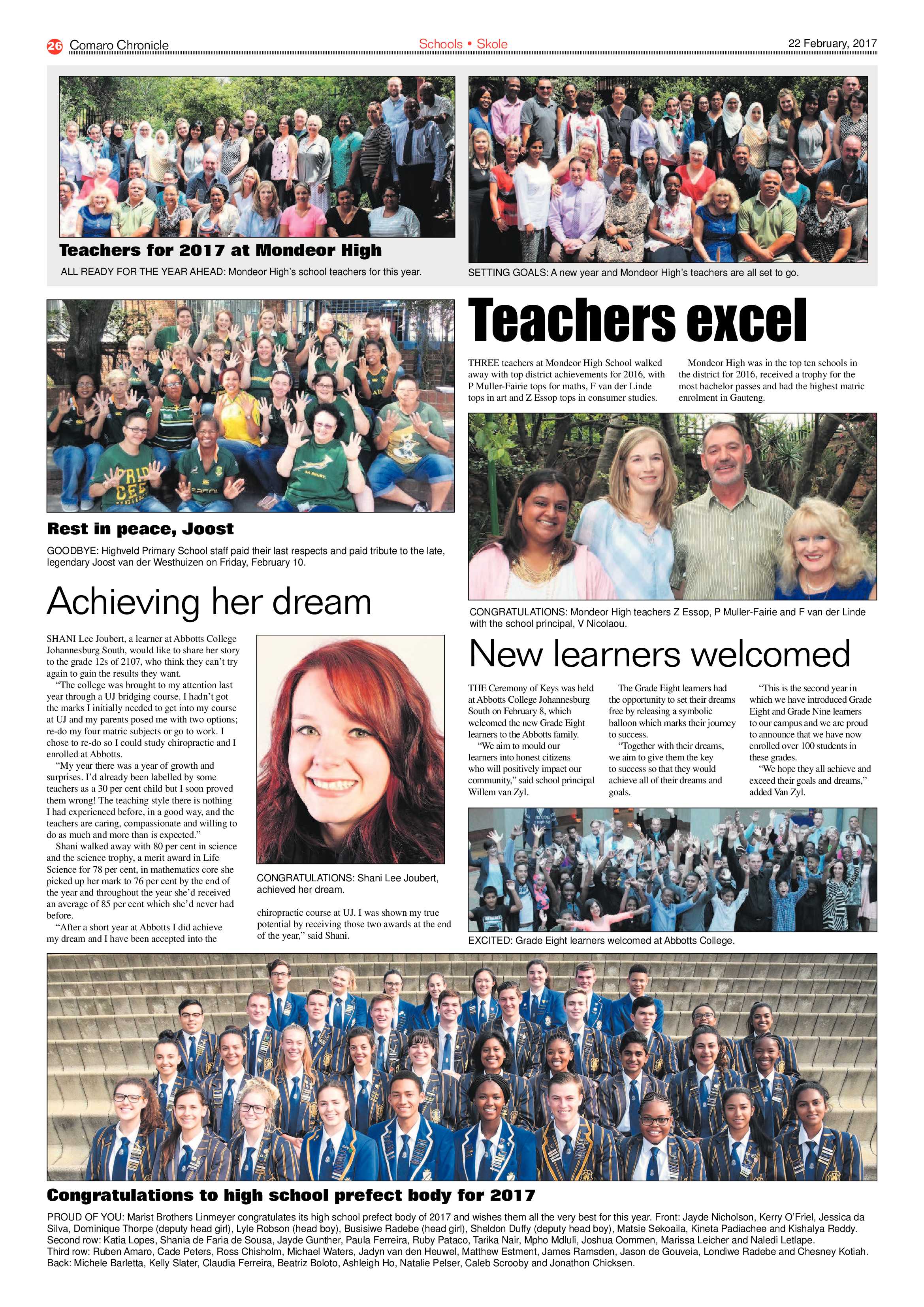 Comaro Chronicle 22 February 2017 page 26