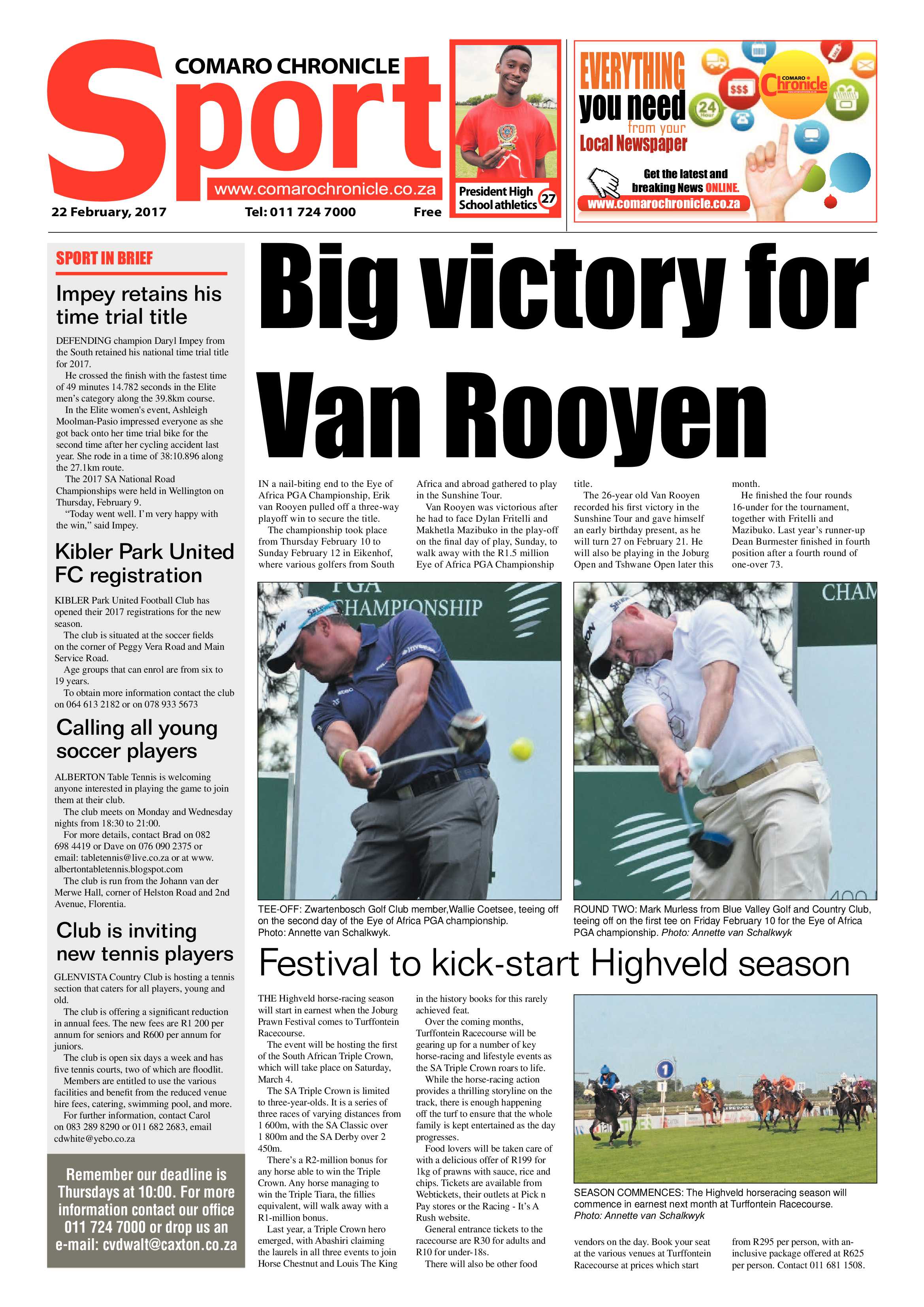 Comaro Chronicle 22 February 2017 page 28