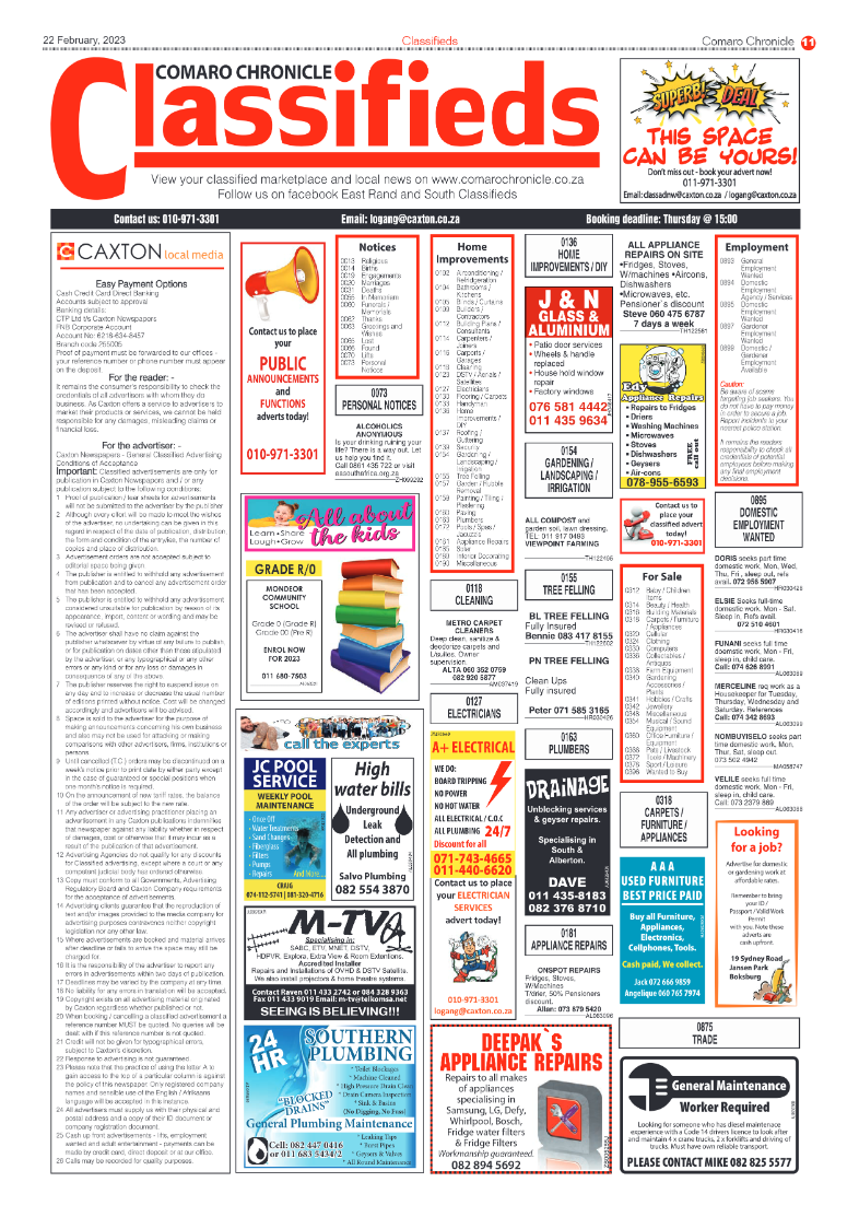 Comaro Chronicle 22 February 2023 page 11