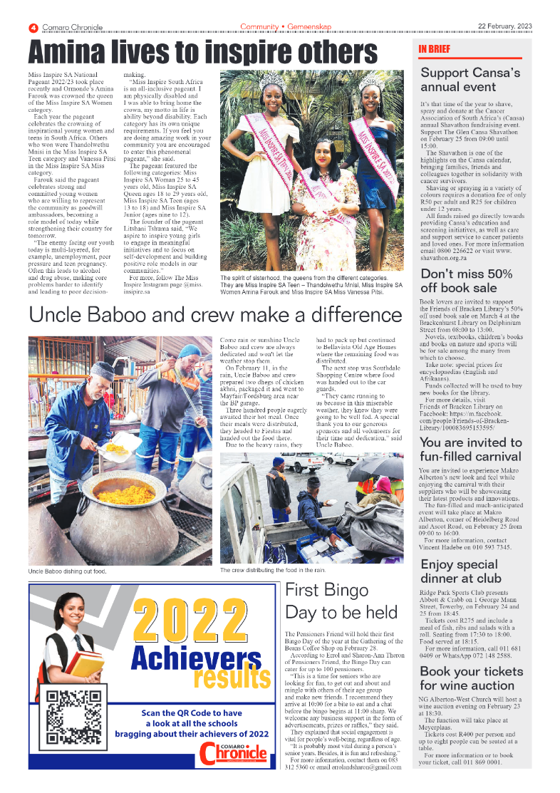 Comaro Chronicle 22 February 2023 page 4