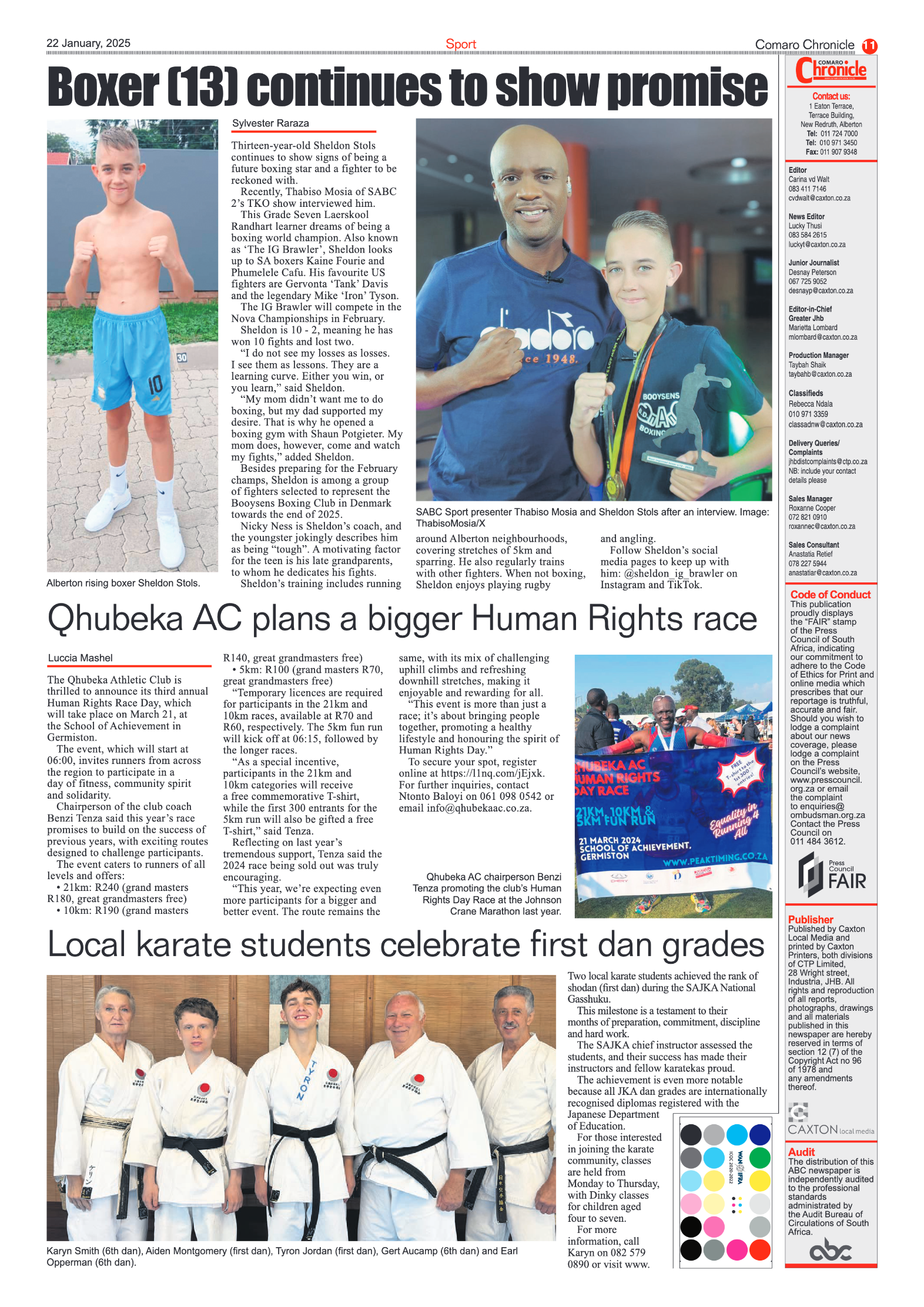 Comaro Chronicle 22 January 2025 page 11