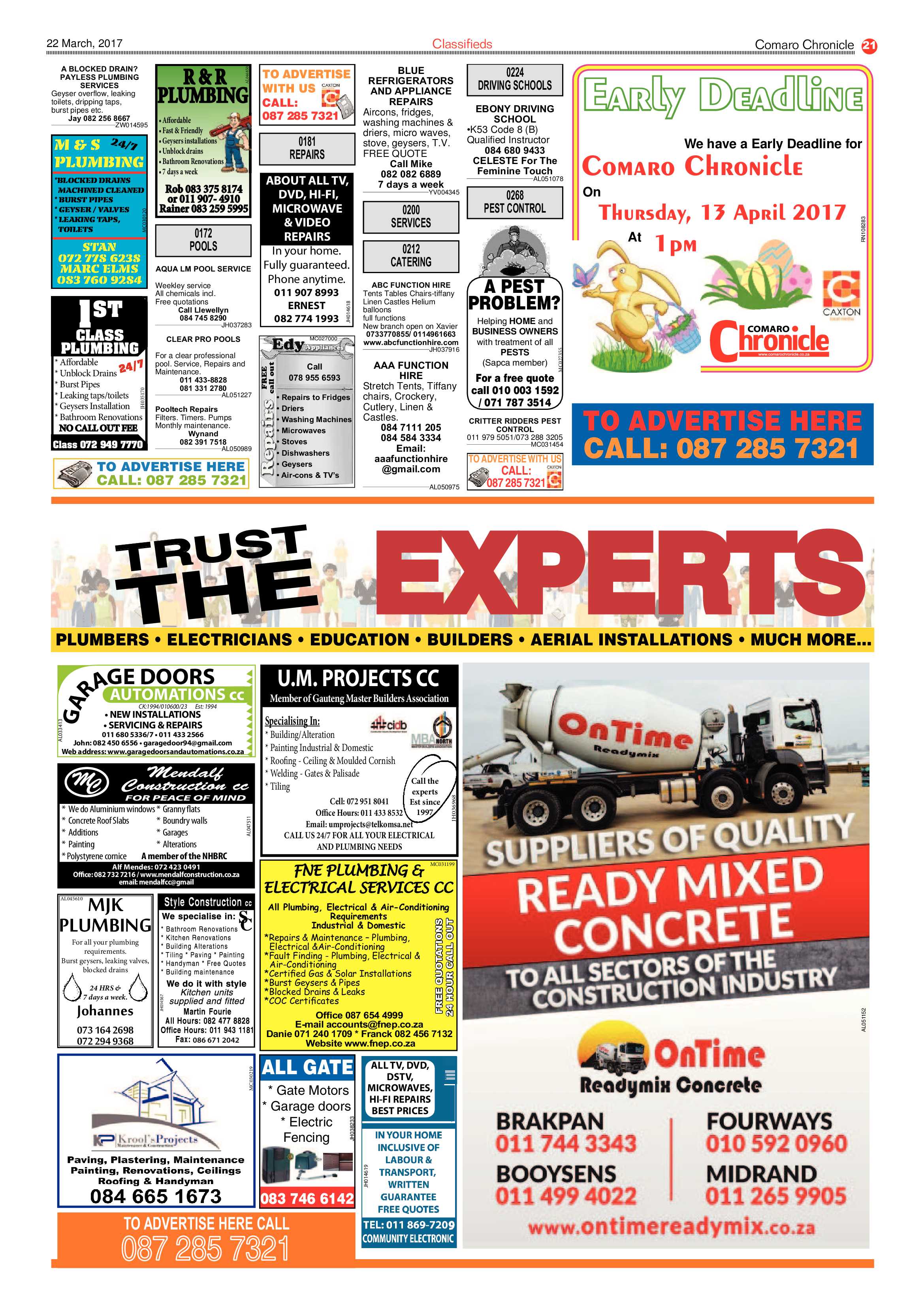 Comaro Chronicle 22 March 2017 page 21