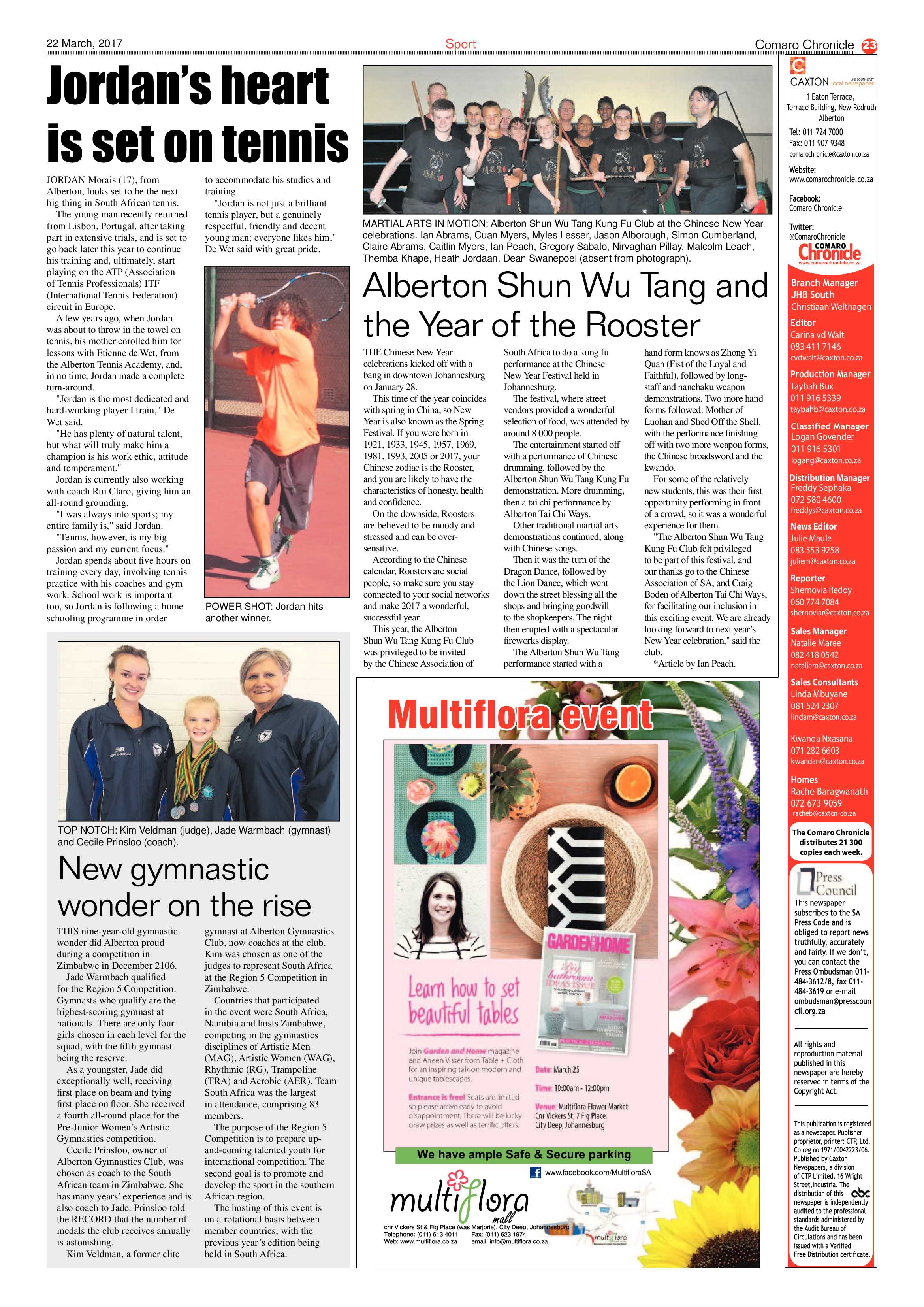 Comaro Chronicle 22 March 2017 page 23