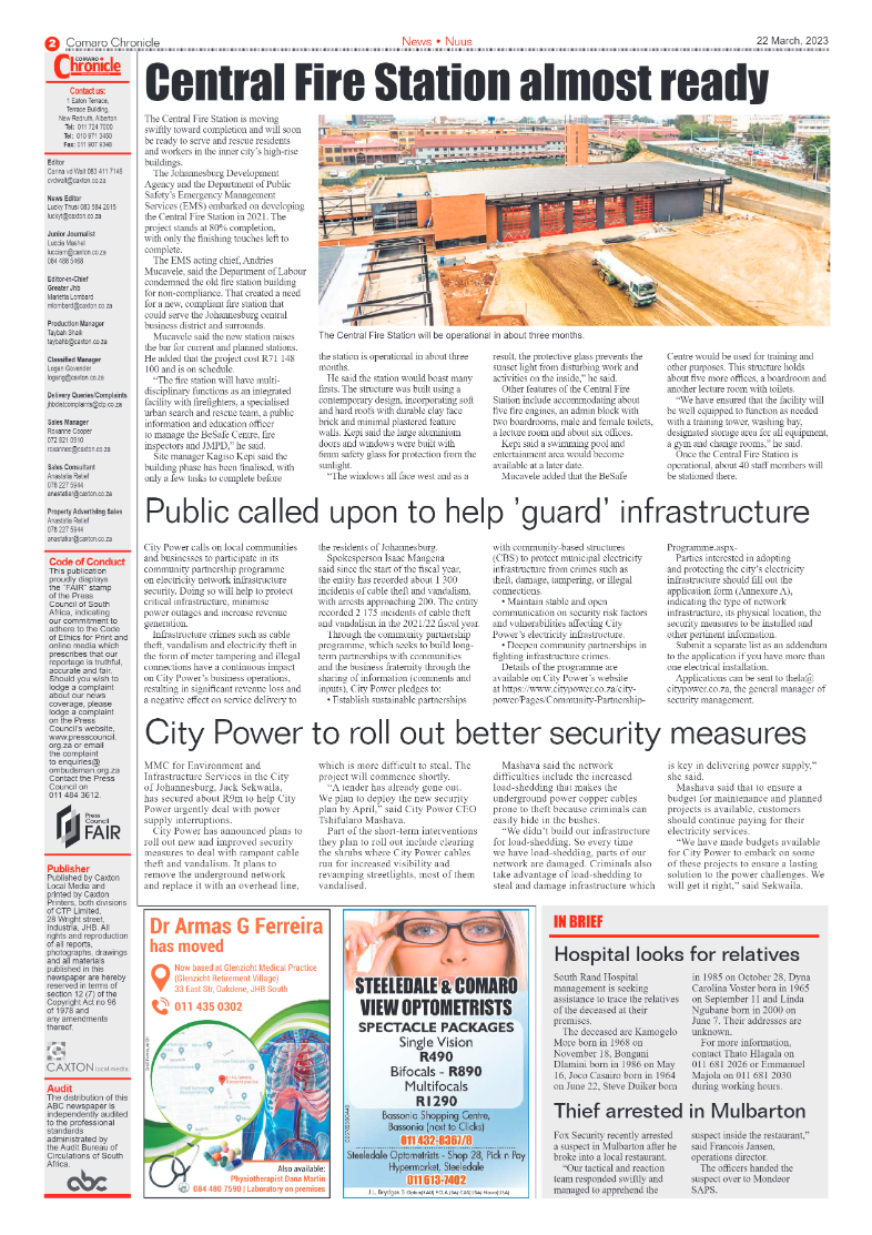 Comaro Chronicle 22 March 2023 page 2