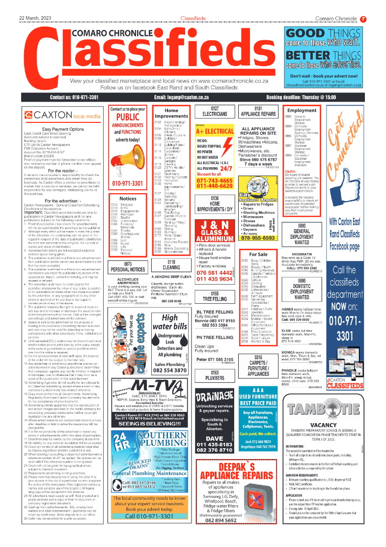 Comaro Chronicle 22 March 2023 page 7
