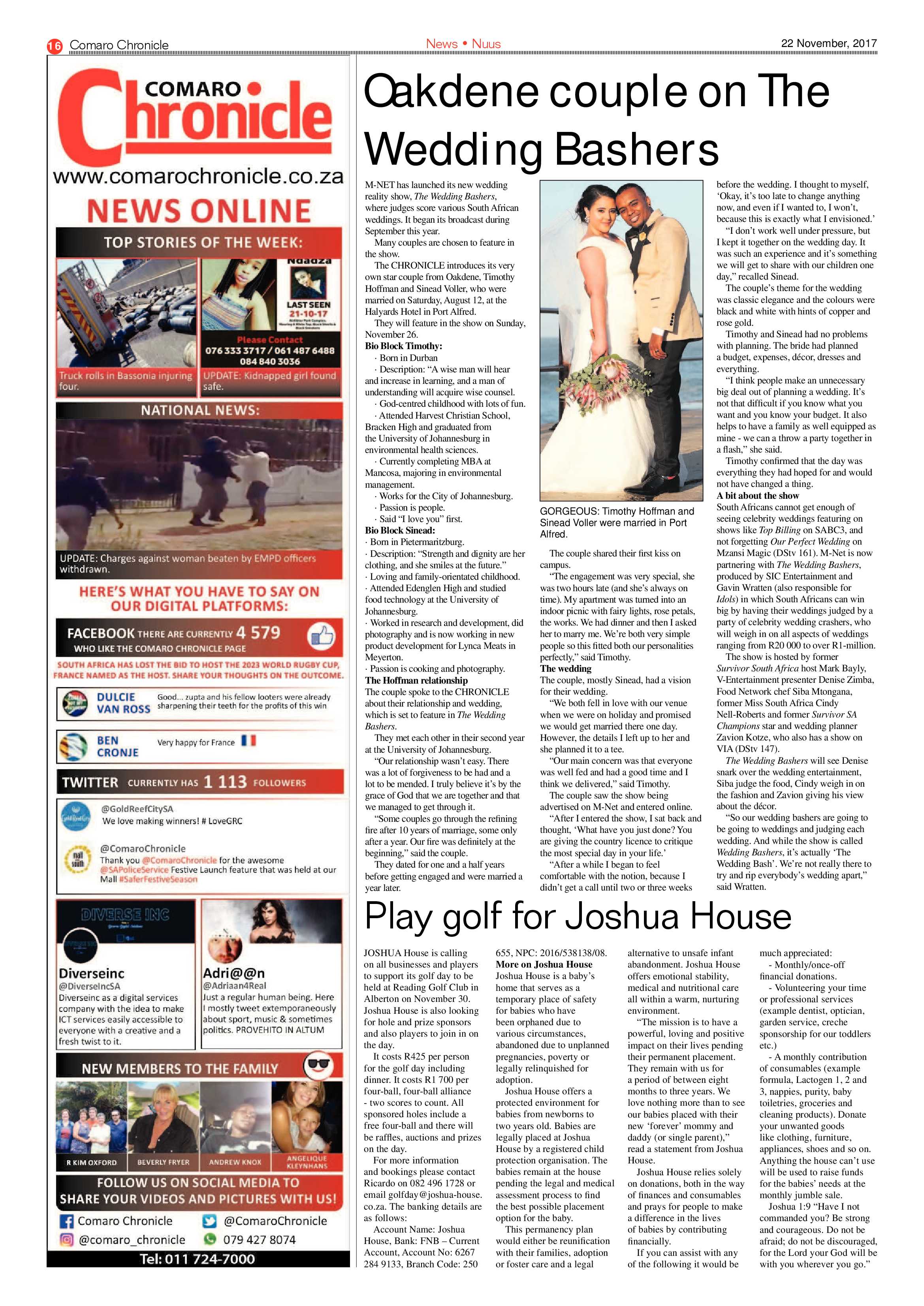 Comaro Chronicle 22 November 2017 page 16
