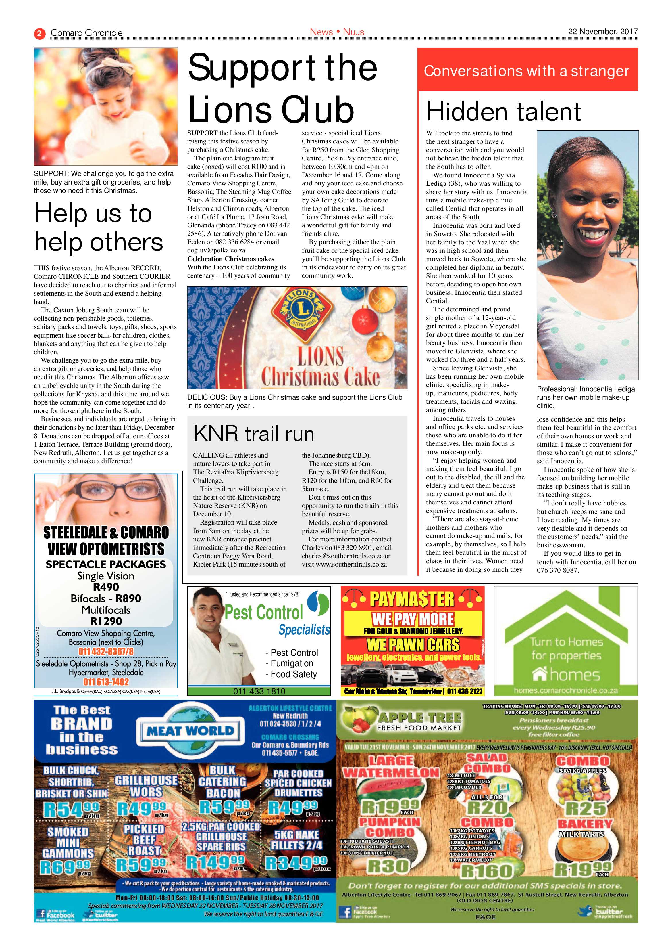 Comaro Chronicle 22 November 2017 page 2