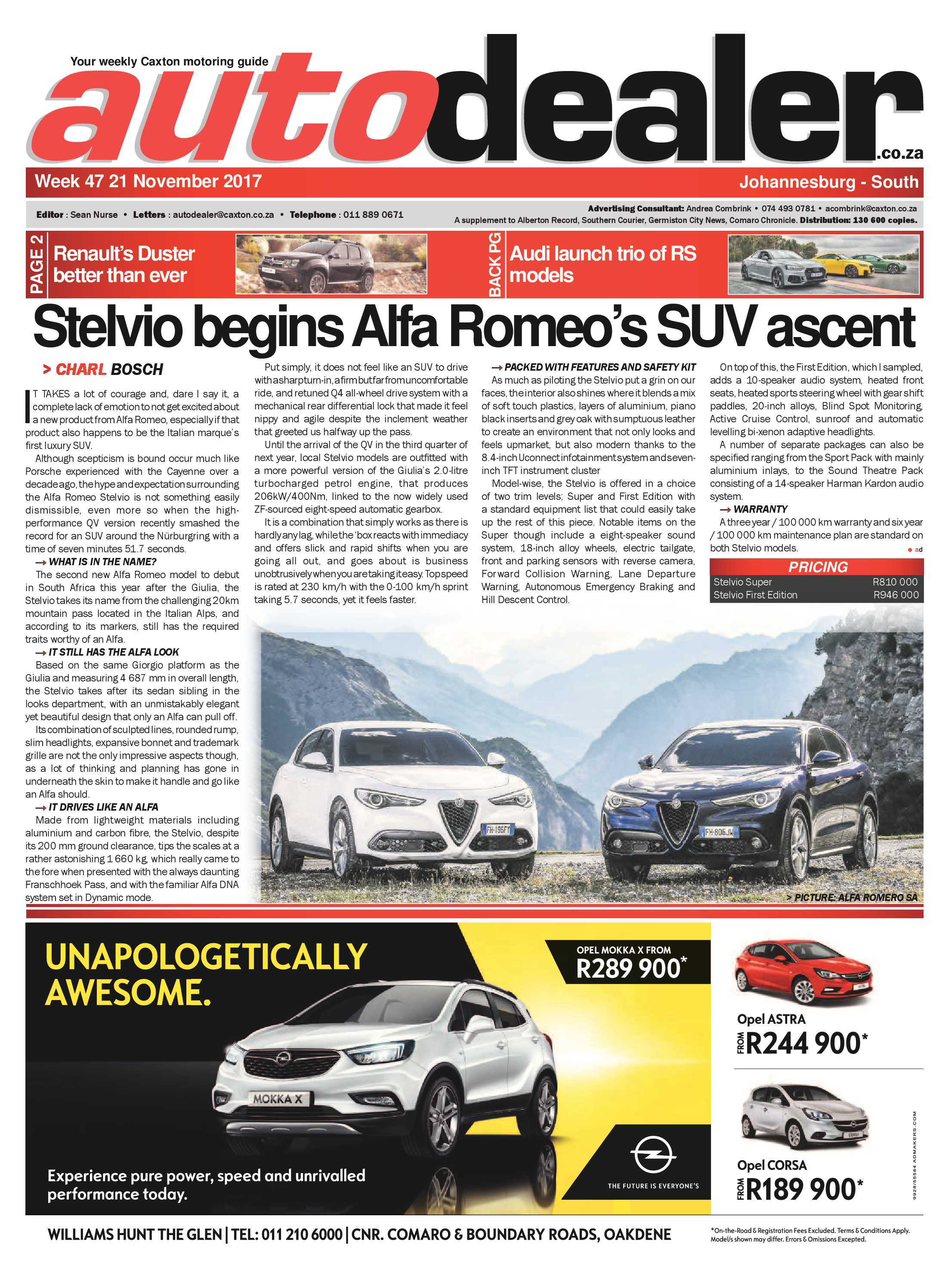 Comaro Chronicle 22 November 2017 page 25
